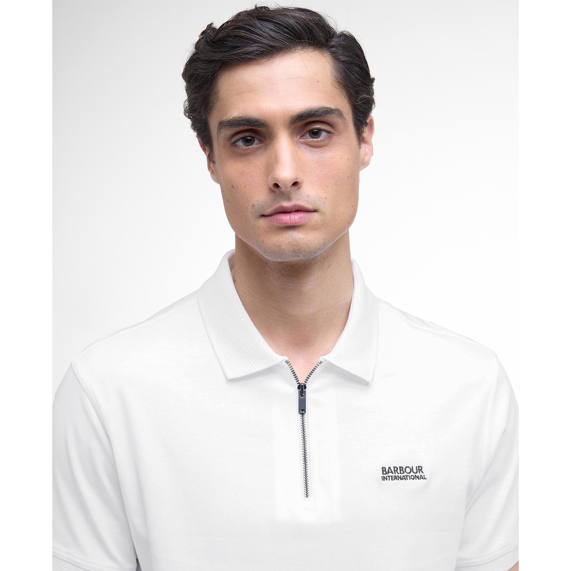 White WH32 - Barbour International - Innes Polo Shirt - 4
