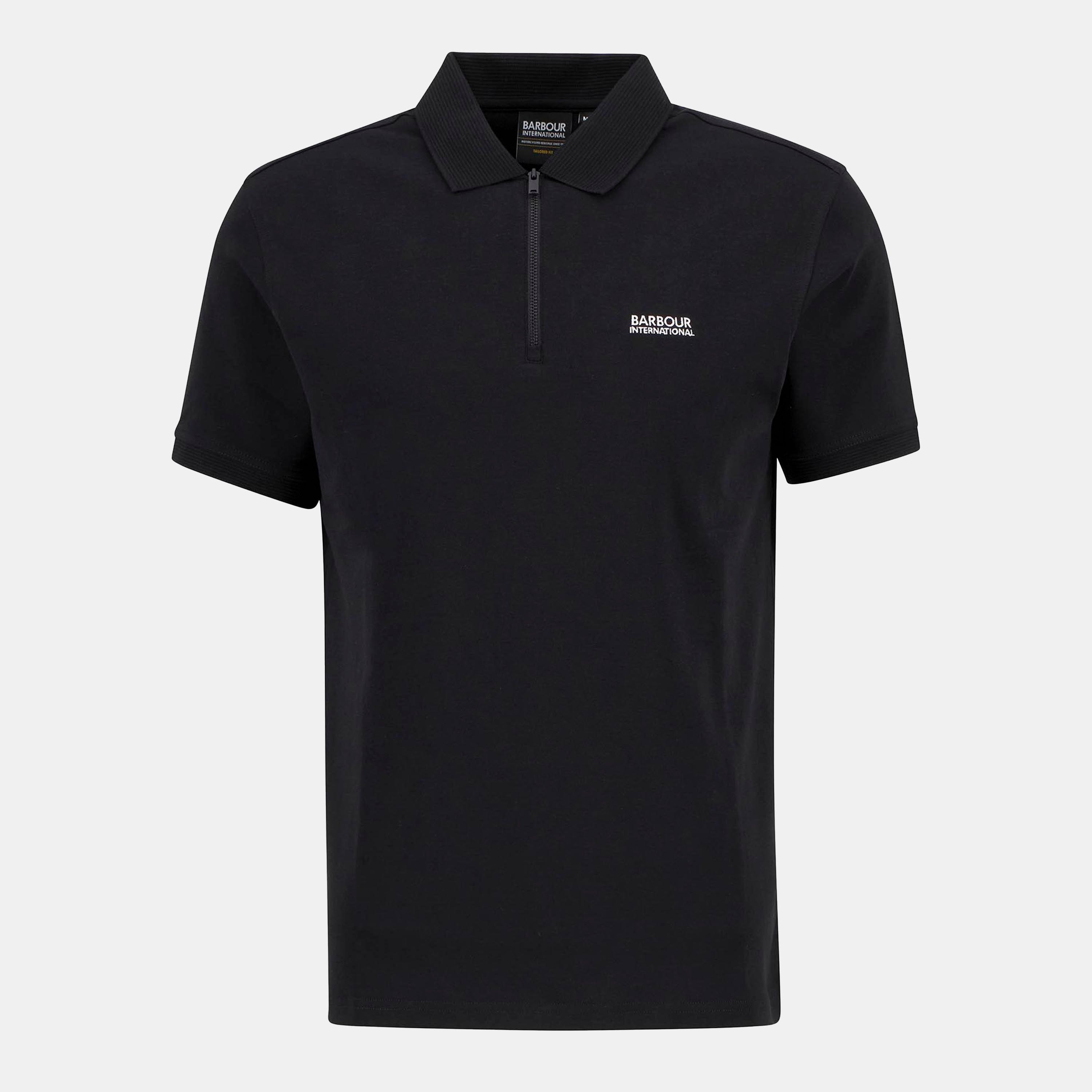 Barbour International Innes Polo Shirt - Black BK11 - M