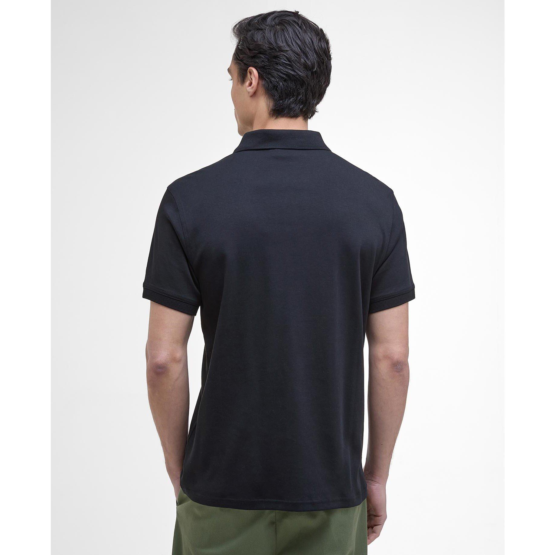 Black BK11 - Barbour International - Innes Polo Shirt - 3
