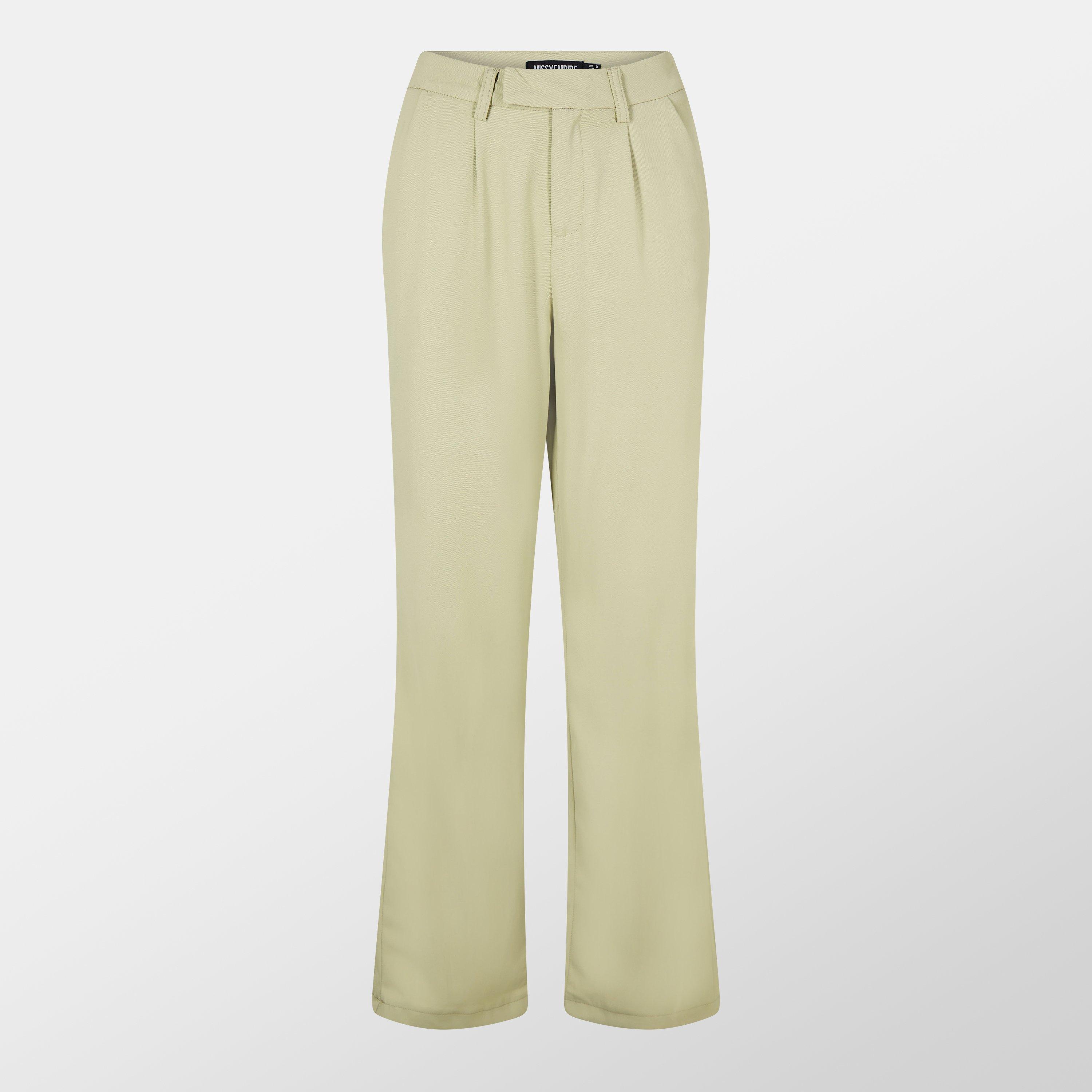 Sage - Missy Empire - Straight Leg Trousers - 1