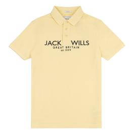 Jack Wills Pull 100 % laine mérinos extra-fine à col polo