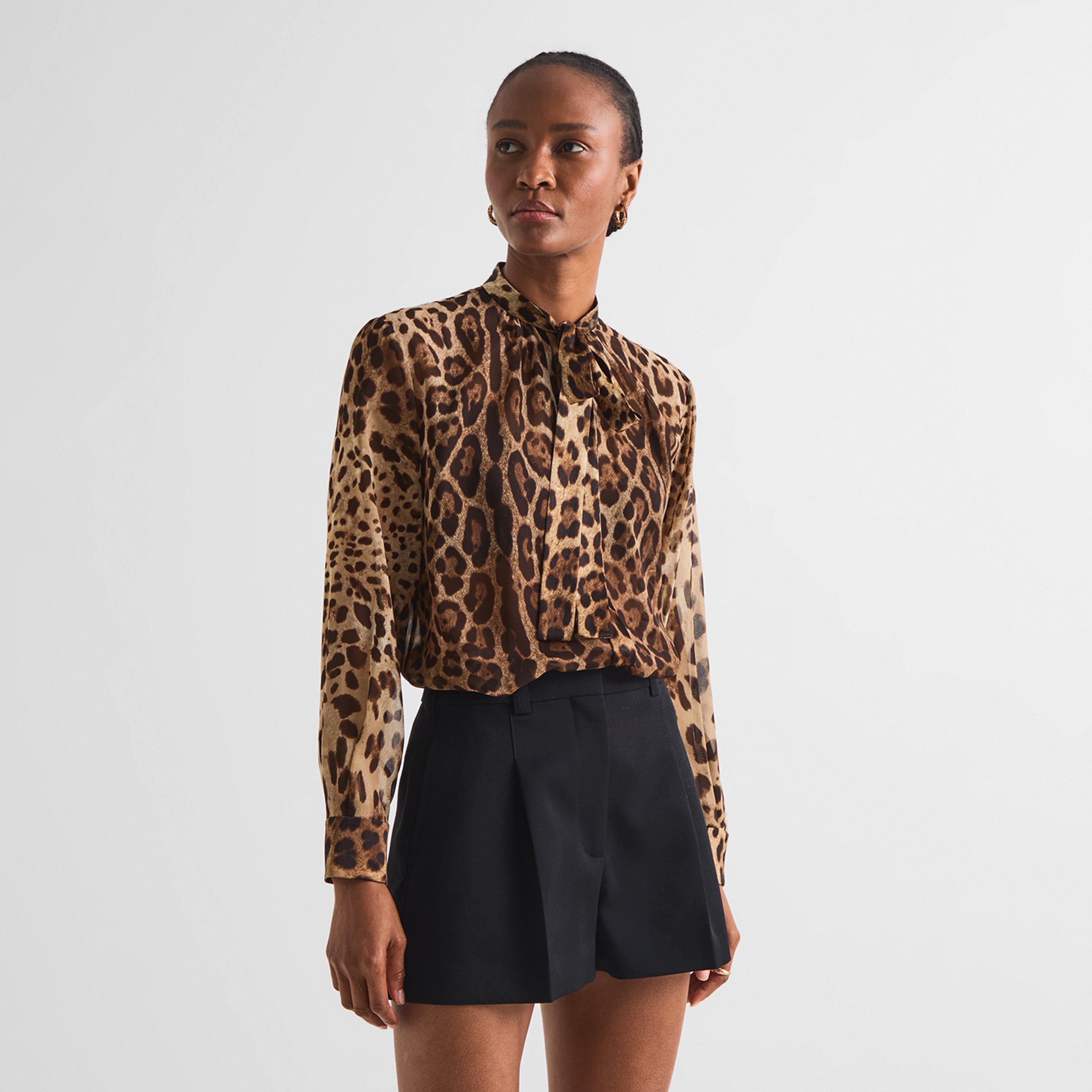 Leo - Dolce and Gabbana - DG Pussy Bow Blouse Ld63 - 3