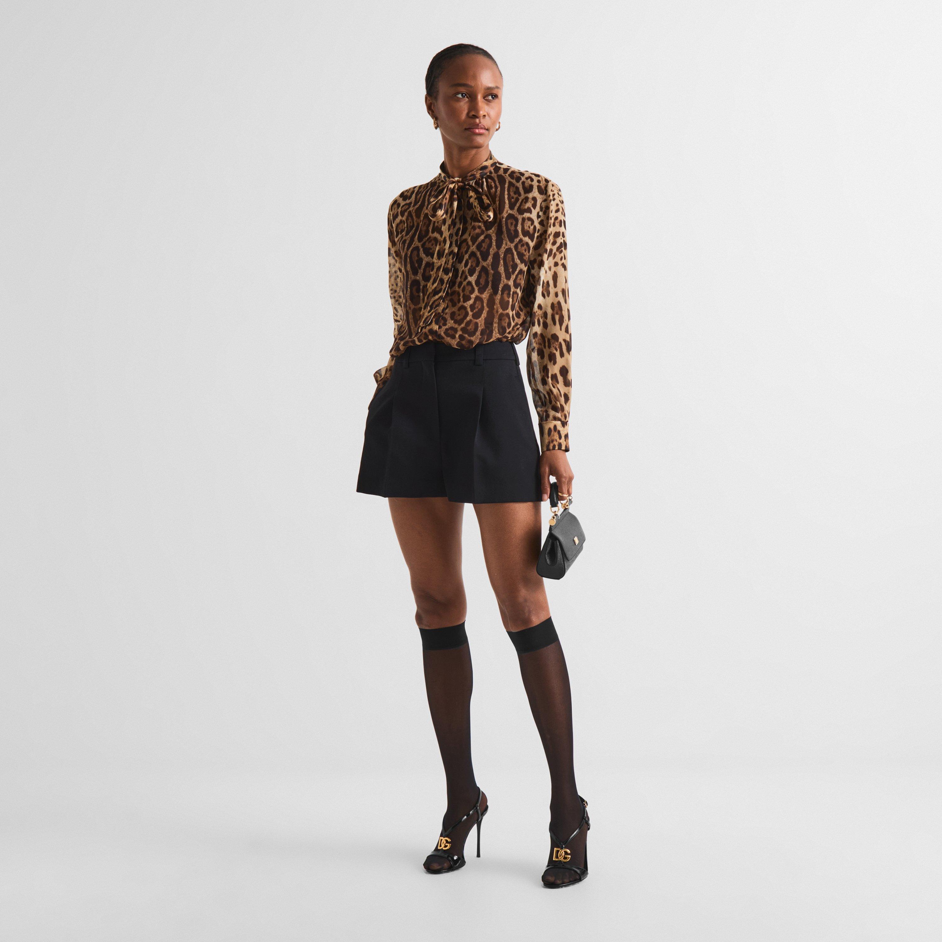 Leo - Dolce and Gabbana - DG Pussy Bow Blouse Ld63 - 6