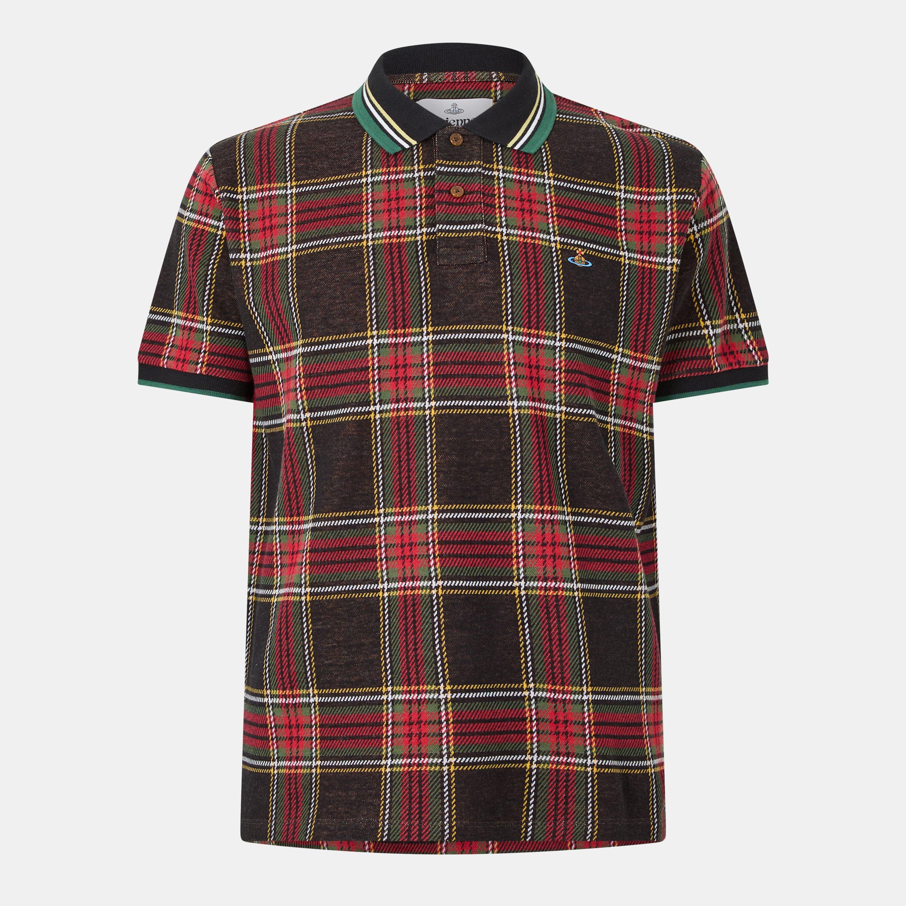 Red/Green - Vivienne Westwood - Men's Short Sleeve Polo Shirt - 1