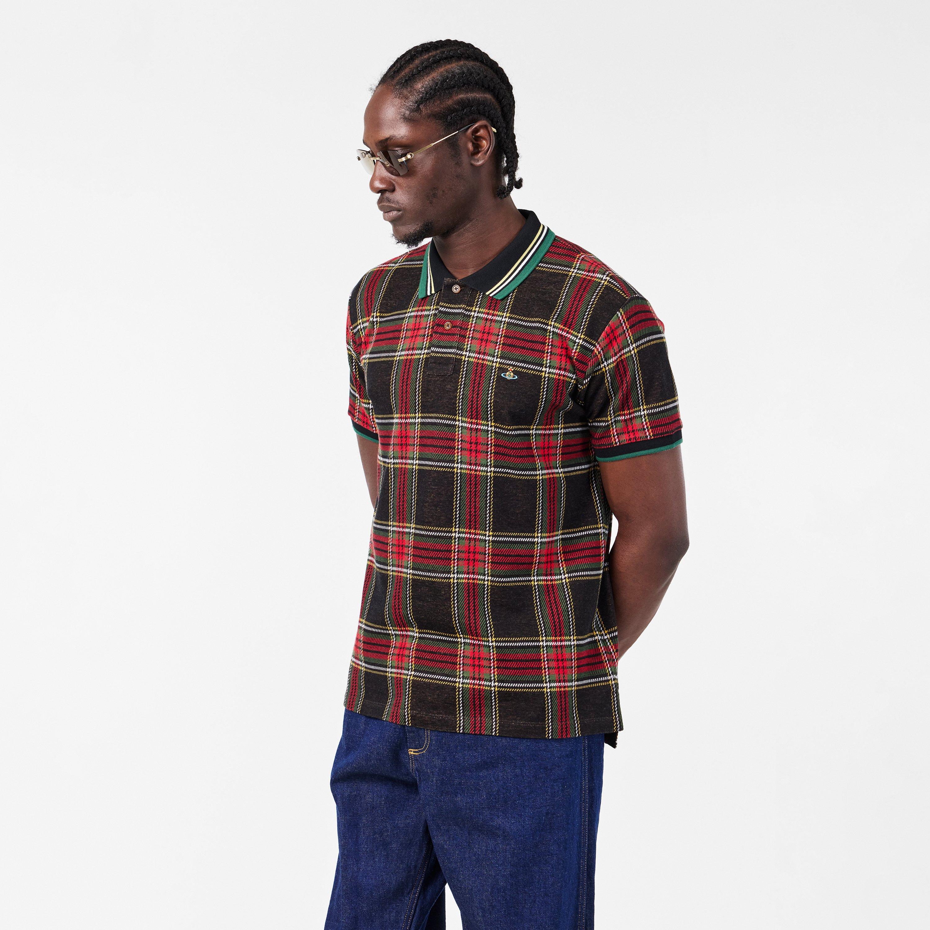 Red/Green - Vivienne Westwood - Men's Short-Sleeve Polo - 3