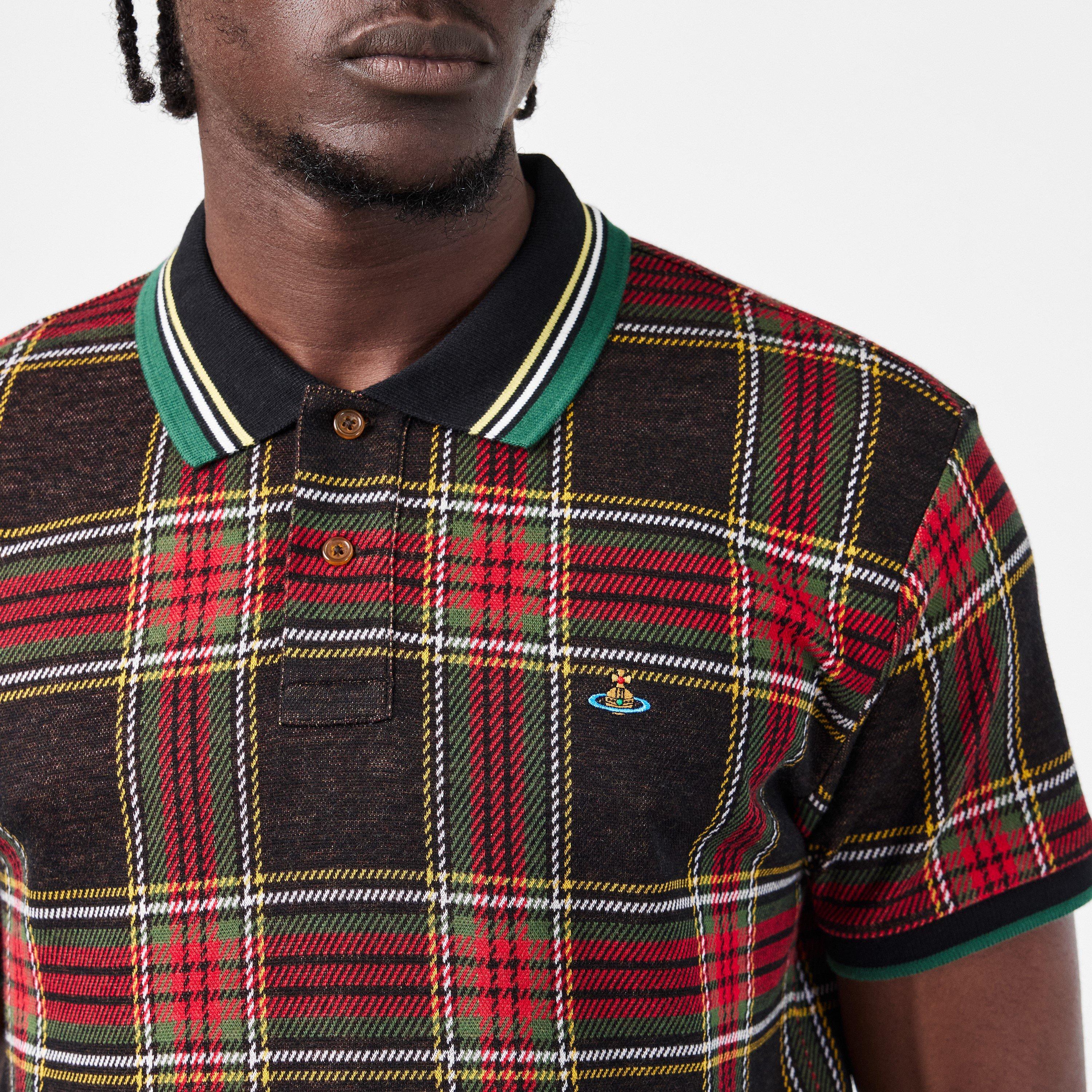 Red/Green - Vivienne Westwood - Men's Short-Sleeve Polo - 5