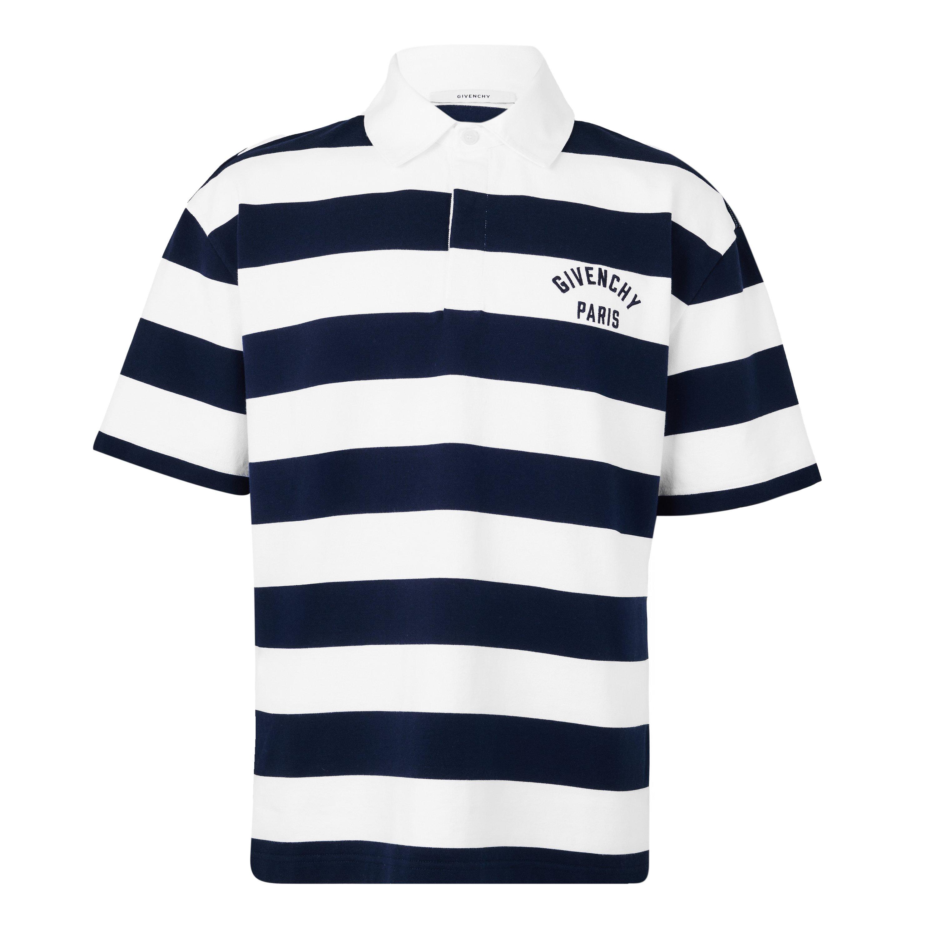Navy/White - GIVENCHY - GIV Stripe SS Polo Sn64 - 1