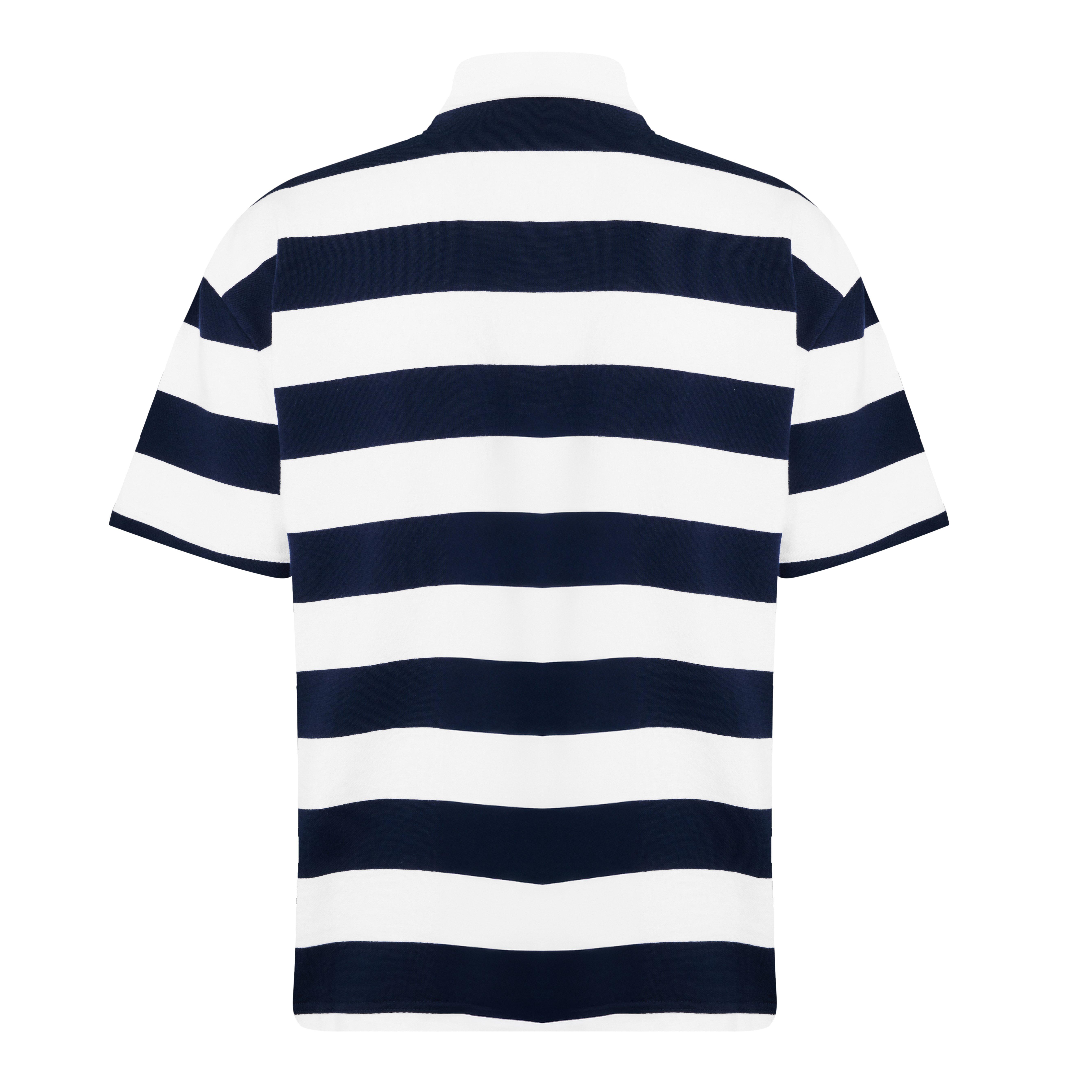 Navy/White - GIVENCHY - GIV Stripe SS Polo Sn64 - 2