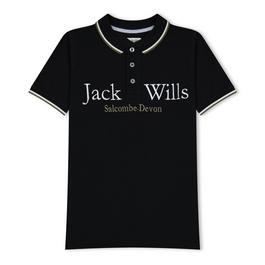 Jack Wills Camisa Polo Polo Wear Reta Floral Azul