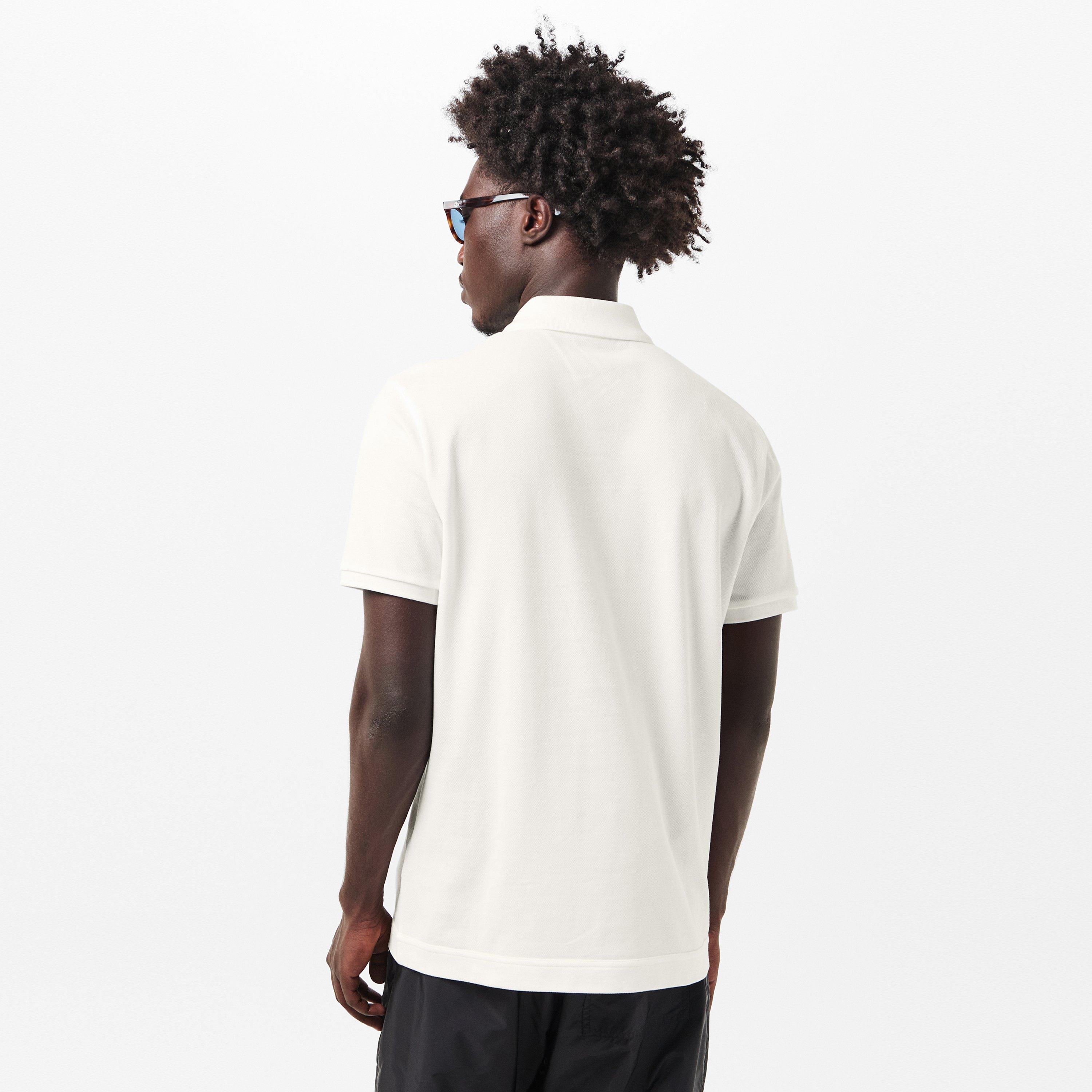 White 032 - Moncler - Men's Short-Sleeve Polo - 4