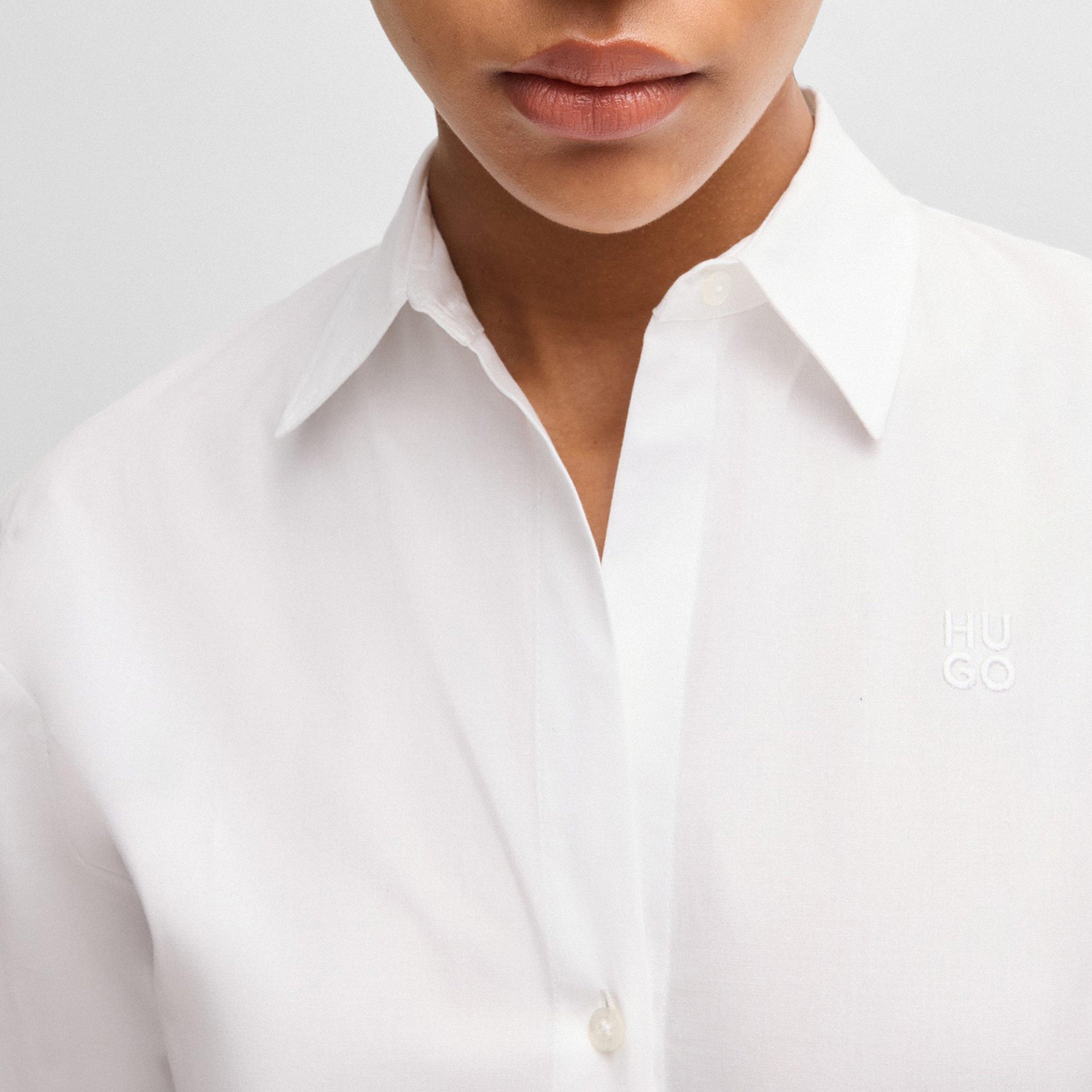 White - Hugo - The Girlfriend Long-Sleeve Blouse - 2