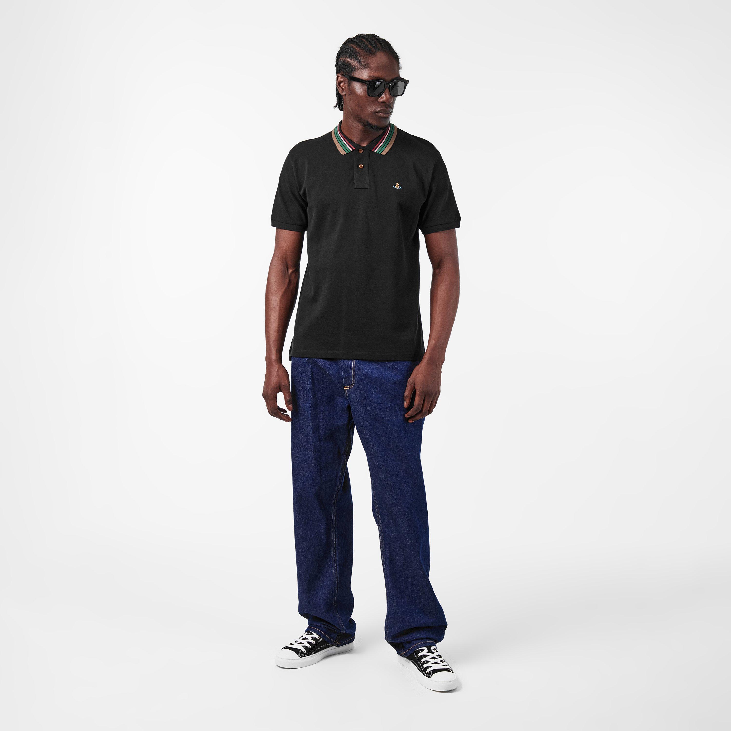 Black - Vivienne Westwood - Men's Short-Sleeve Polo - 6