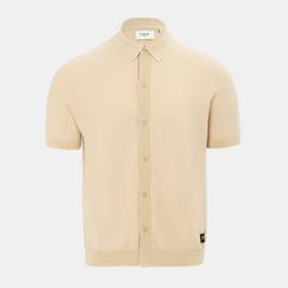 Firetrap Short Sleeve Knit Polo Shirts Cardigan