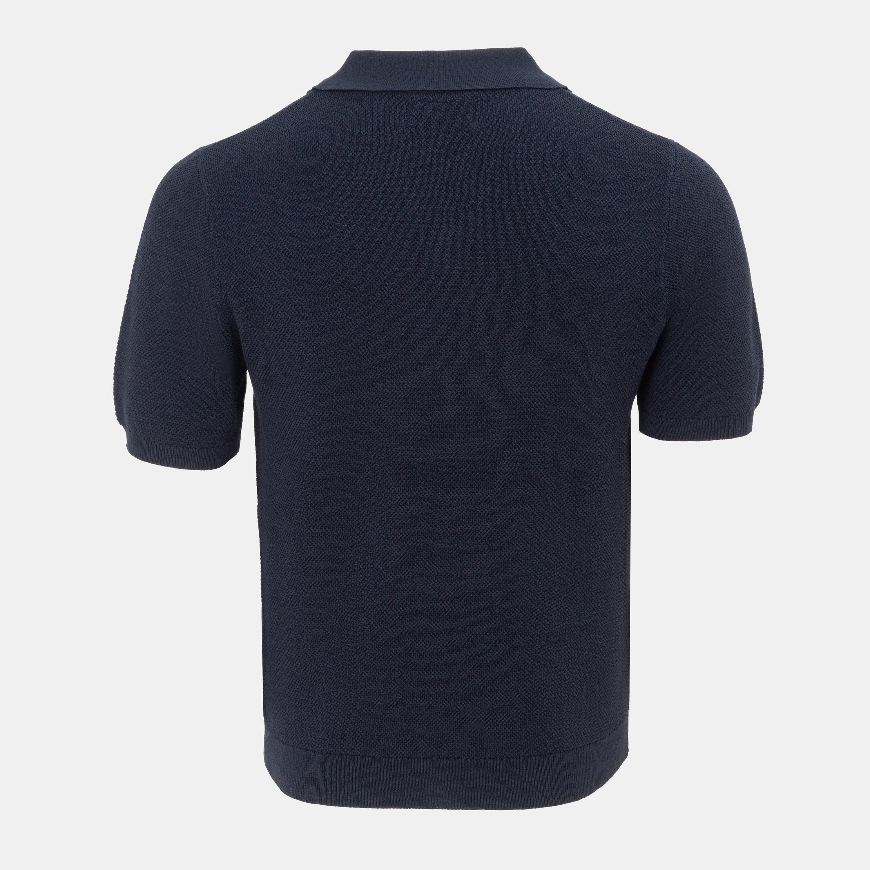 Blue - Firetrap - Polo Striped Classic Collared T Shirt - 2