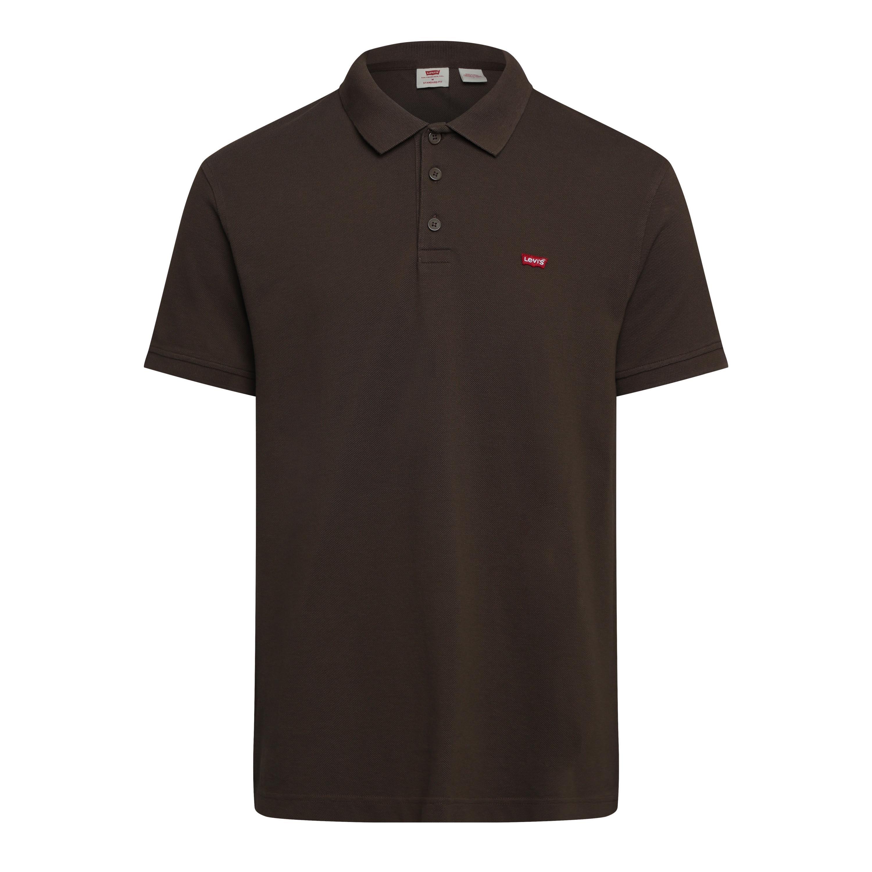 Levis Men's Short Sleeve Polo Shirt - Maitake Brown - S