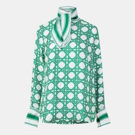 Casablanca Casa Scarf Ls Blouse Ld99