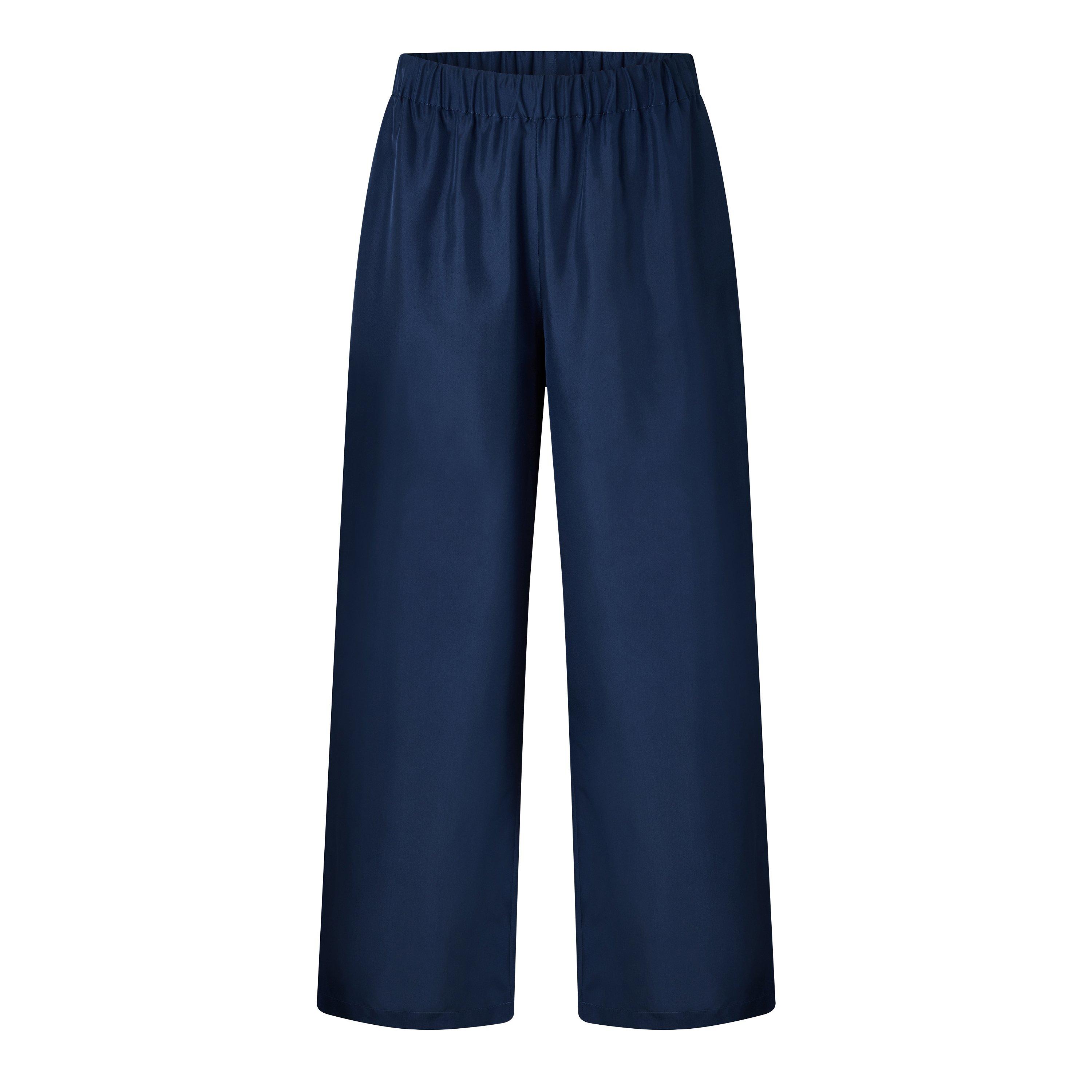 Navy - Weekend Max Mara - Women's Weekend Zaino Straight Leg Trousers - 1