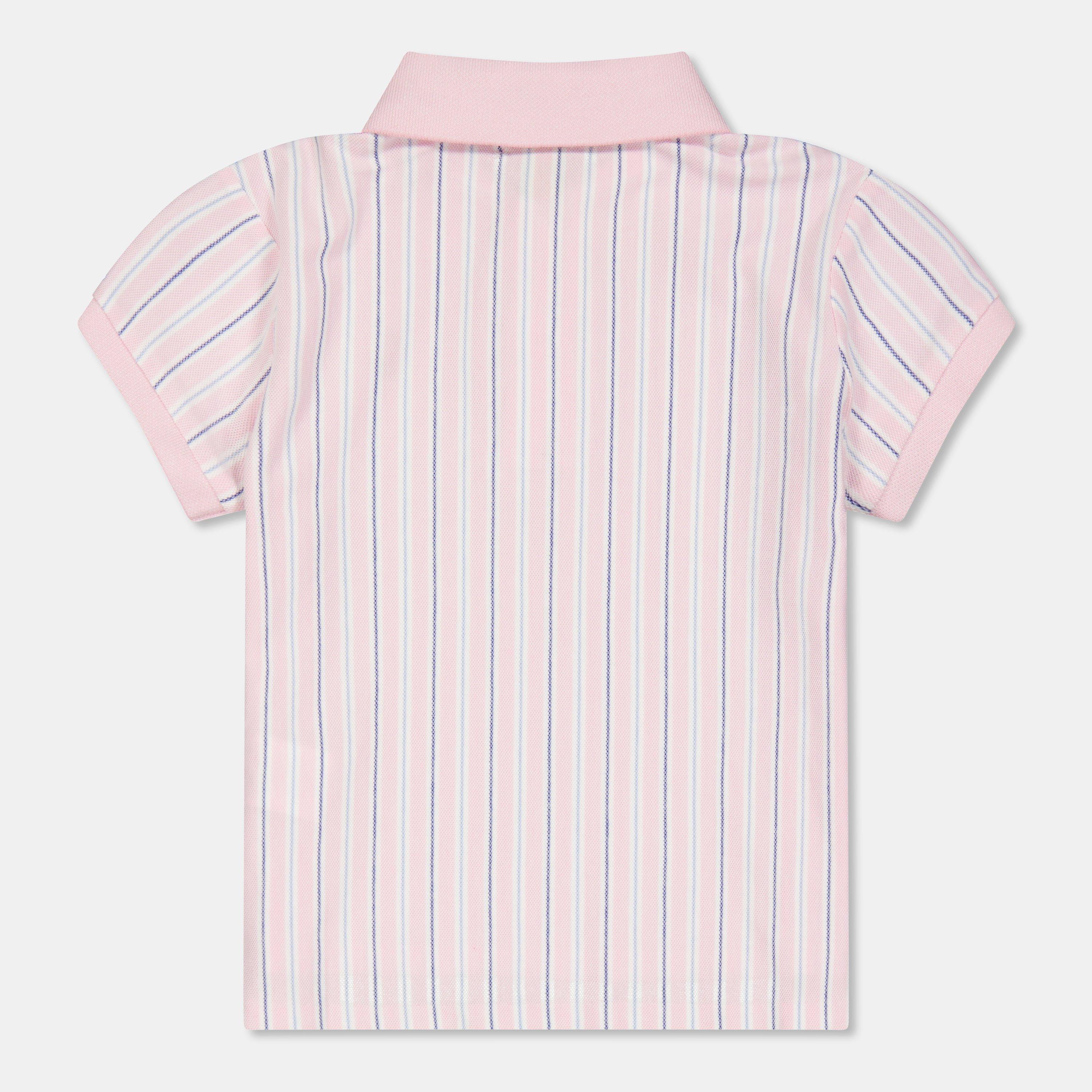 Lgt Pink Stripe - Polo Ralph Lauren - Kids' Short-Sleeve Polo Shirt - 2