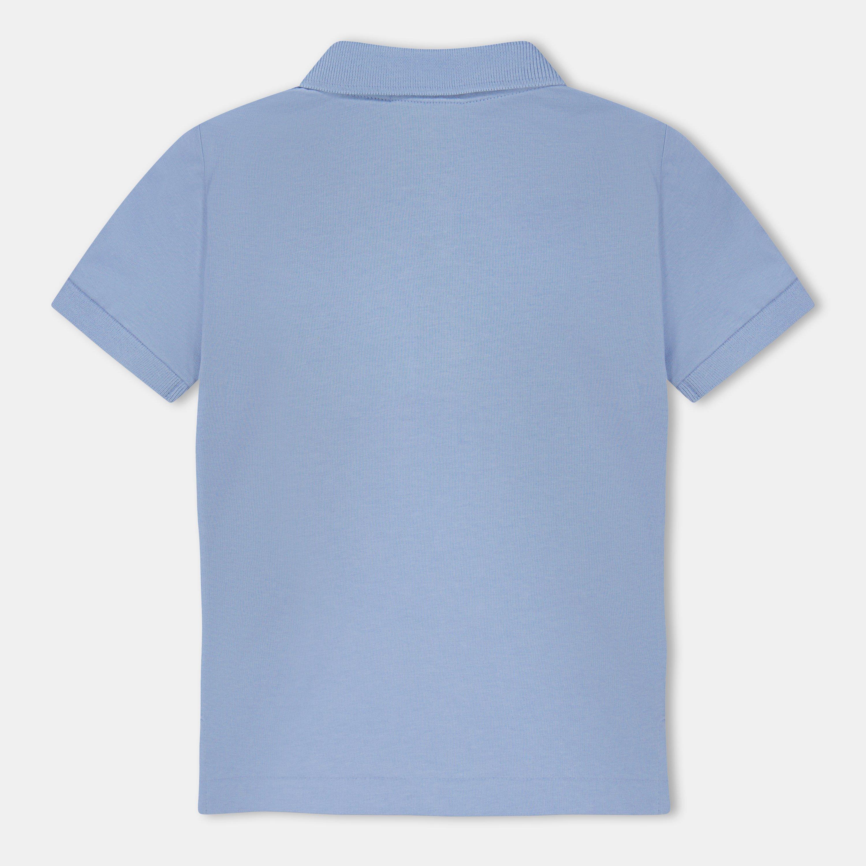 Chmbry Blue - Polo Ralph Lauren - Kids' Short-Sleeve Logo Polo Shirt - 2