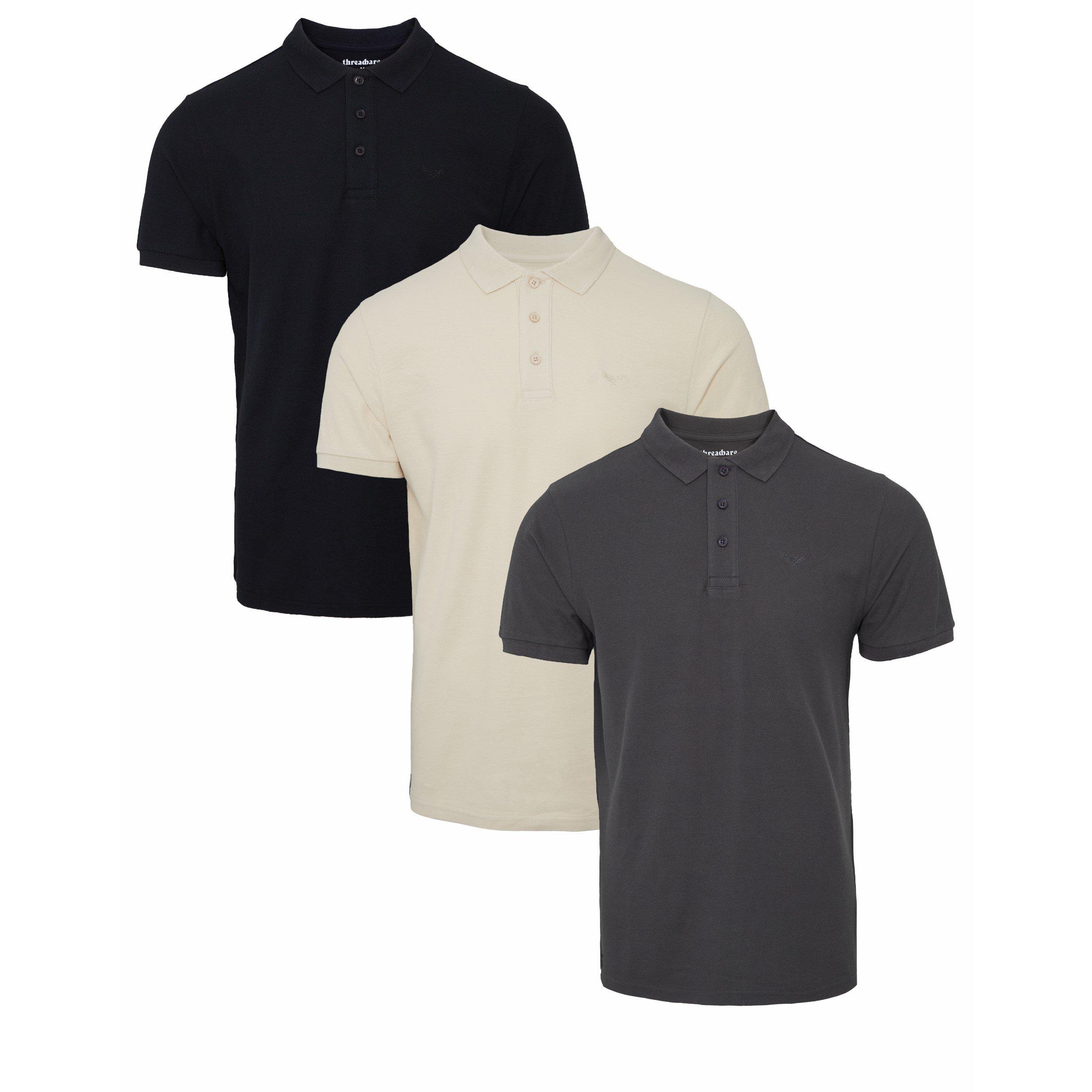 Multi - Threadbare - Men's Short-Sleeve Polo Shirt - 1