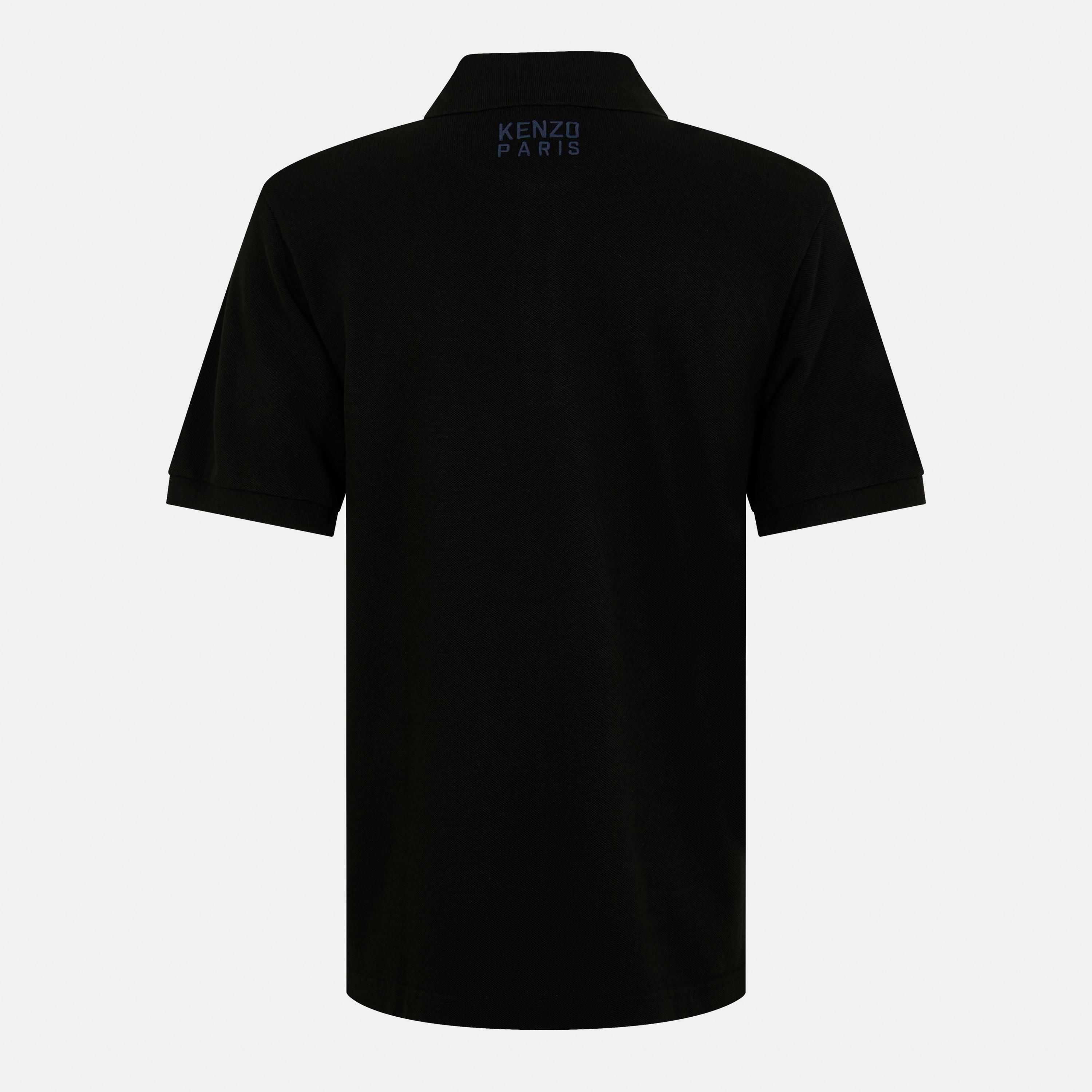 Black 99J - Kenzo - Happy Tiger Polo Shirt - 2