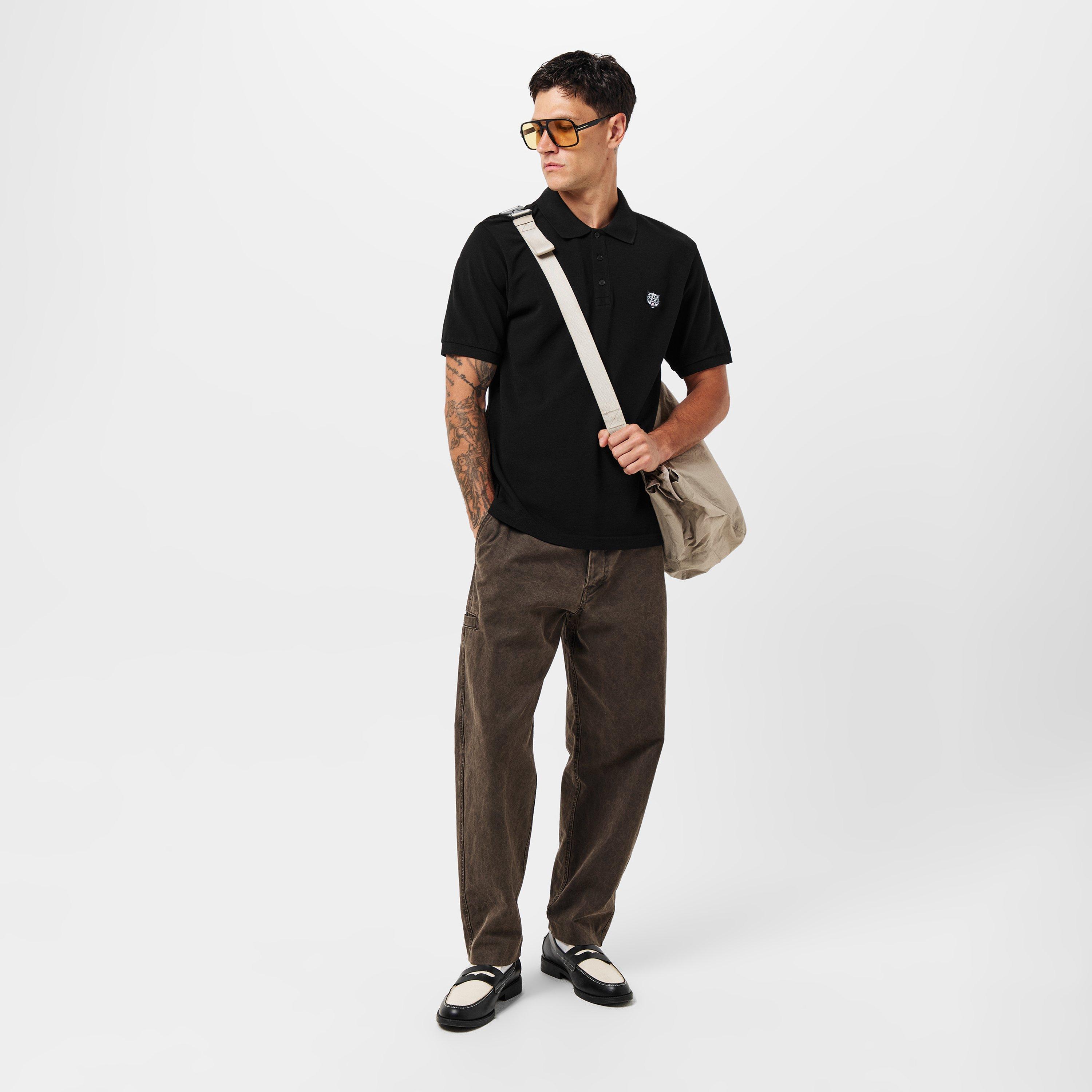 Black 99J - Kenzo - Happy Tiger Polo Shirt - 6