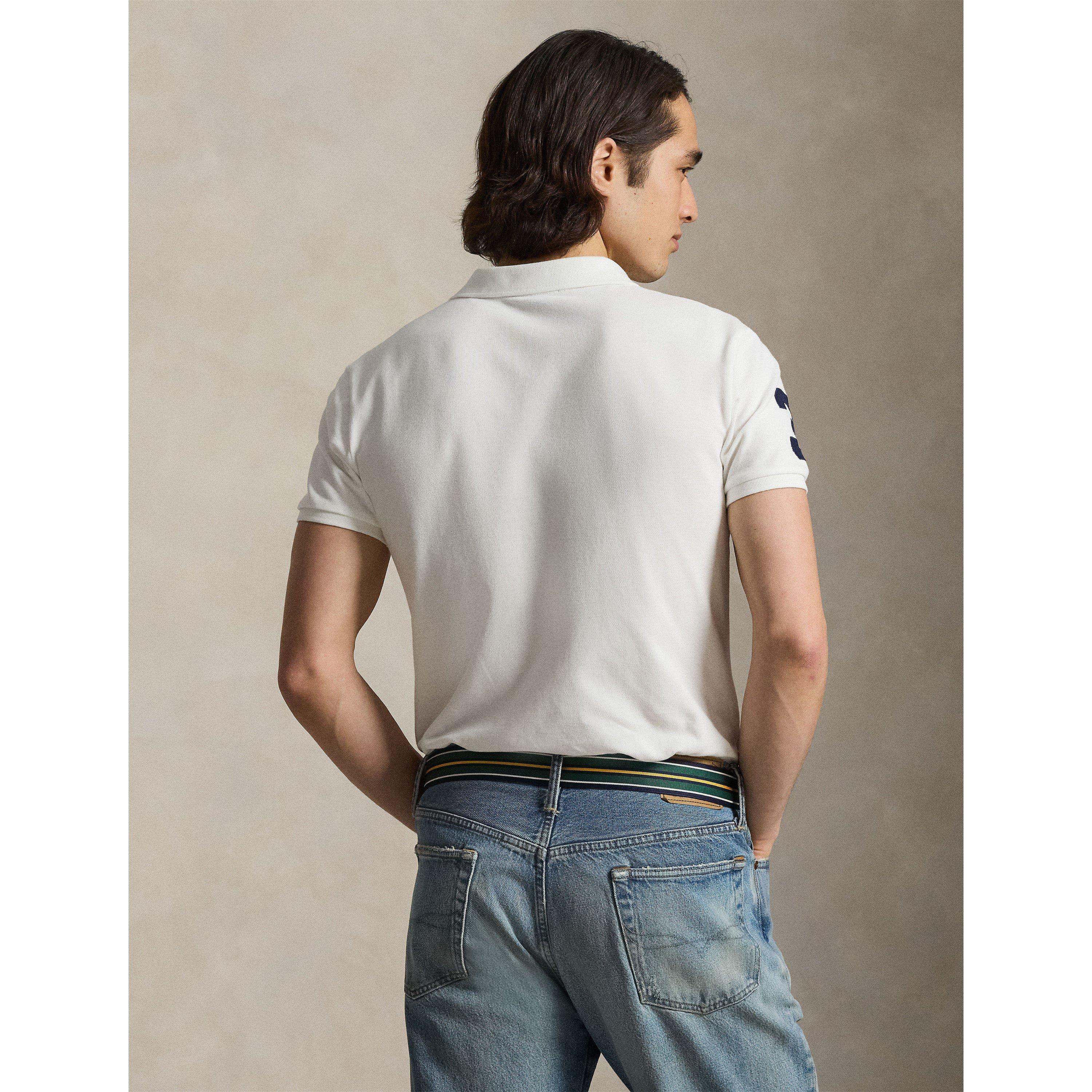 White - Polo Ralph Lauren - Men's Racing Short Sleeve Shirt - 4