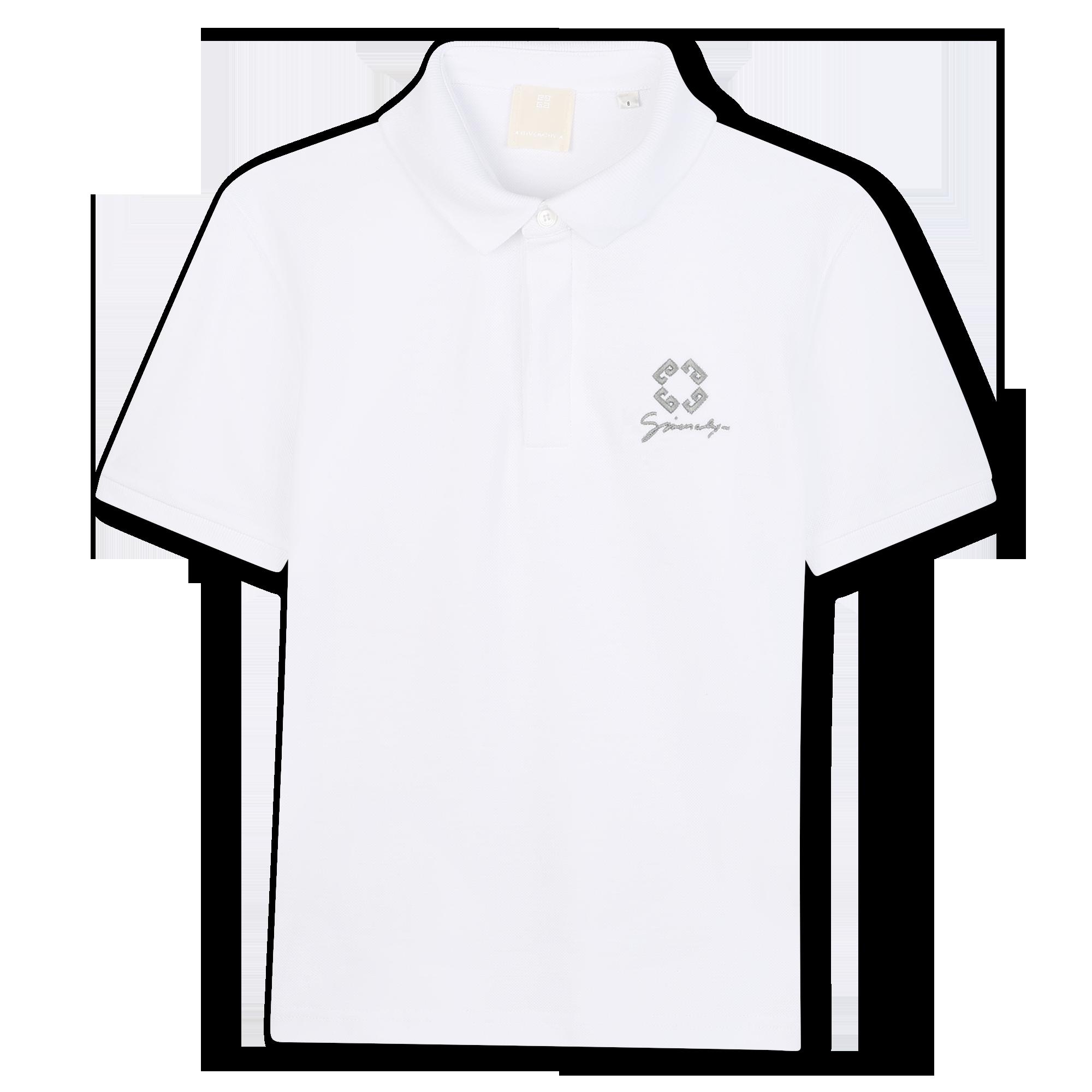GIVENCHY Kids' Short Sleeve Polo Shirt - White 10P - Size 14Y