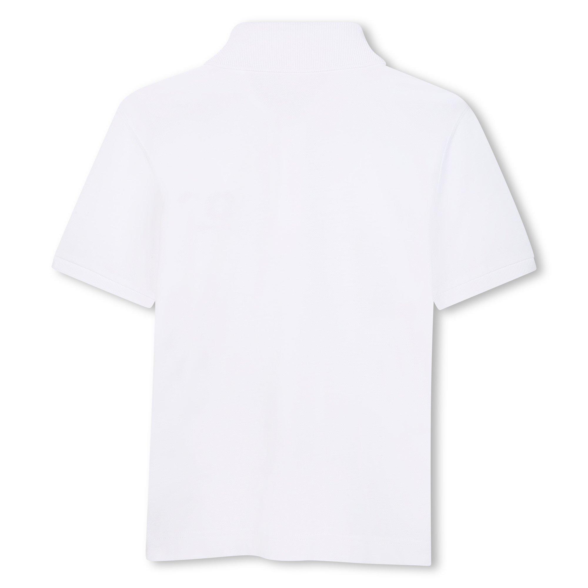 White 10P - GIVENCHY - Kids' GIV Logo Short-Sleeve Polo Shirt - 2