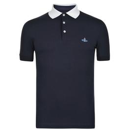 Vivienne Westwood Contrasting Collar Polo Shirt