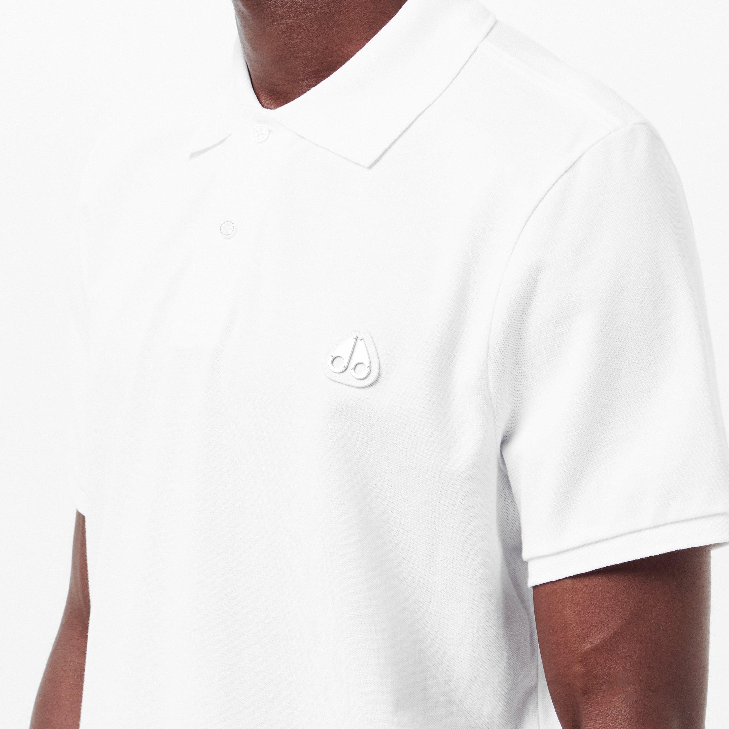 White 160 - Moose Knuckles - Men's Short Sleeve Polo Shirt - 5