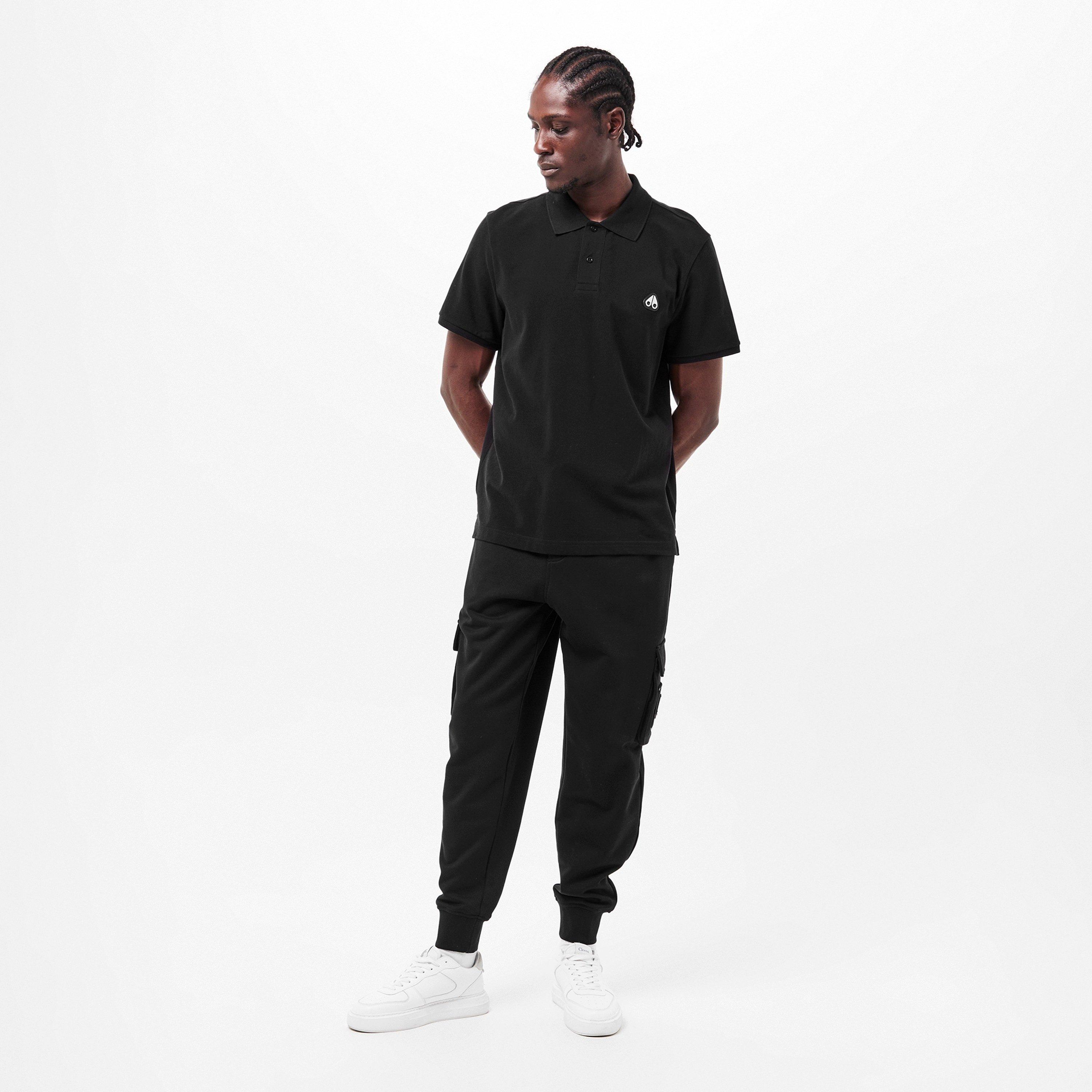 Black 292 - Moose Knuckles - Men's Short Sleeve Polo Shirt - 6