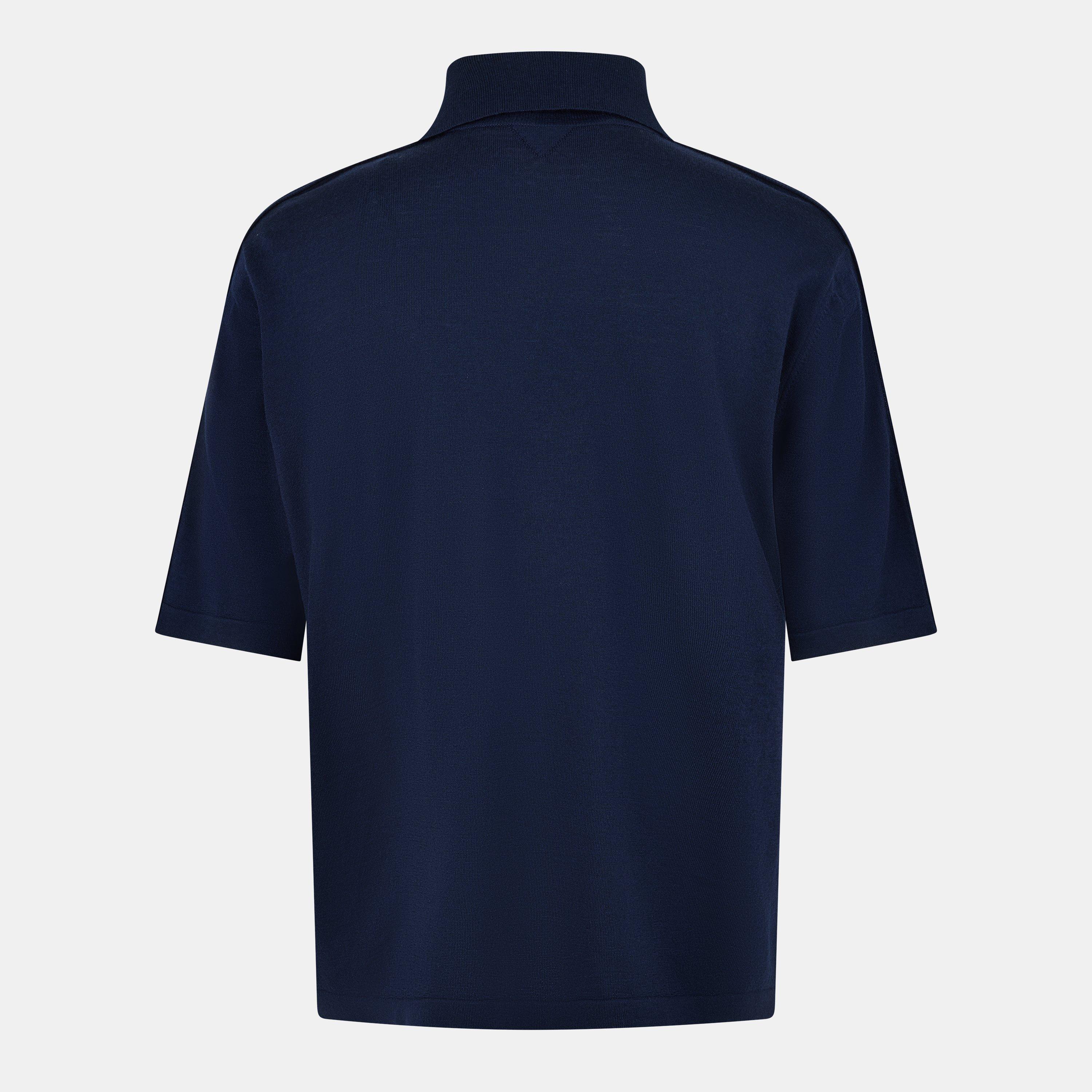 Midnight Blue - Bottega Veneta - Wool Polo - 2