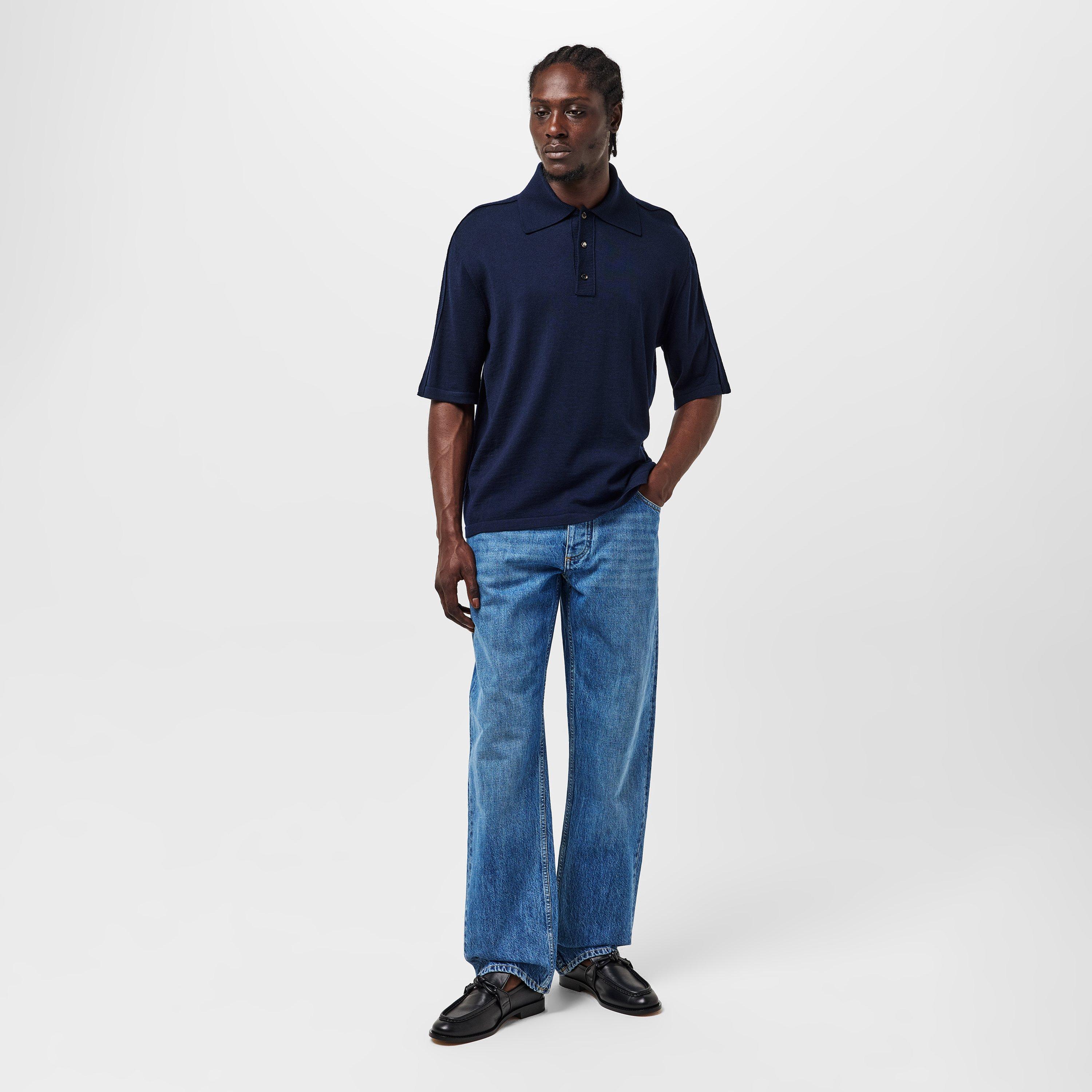 Midnight Blue - Bottega Veneta - Wool Polo - 6