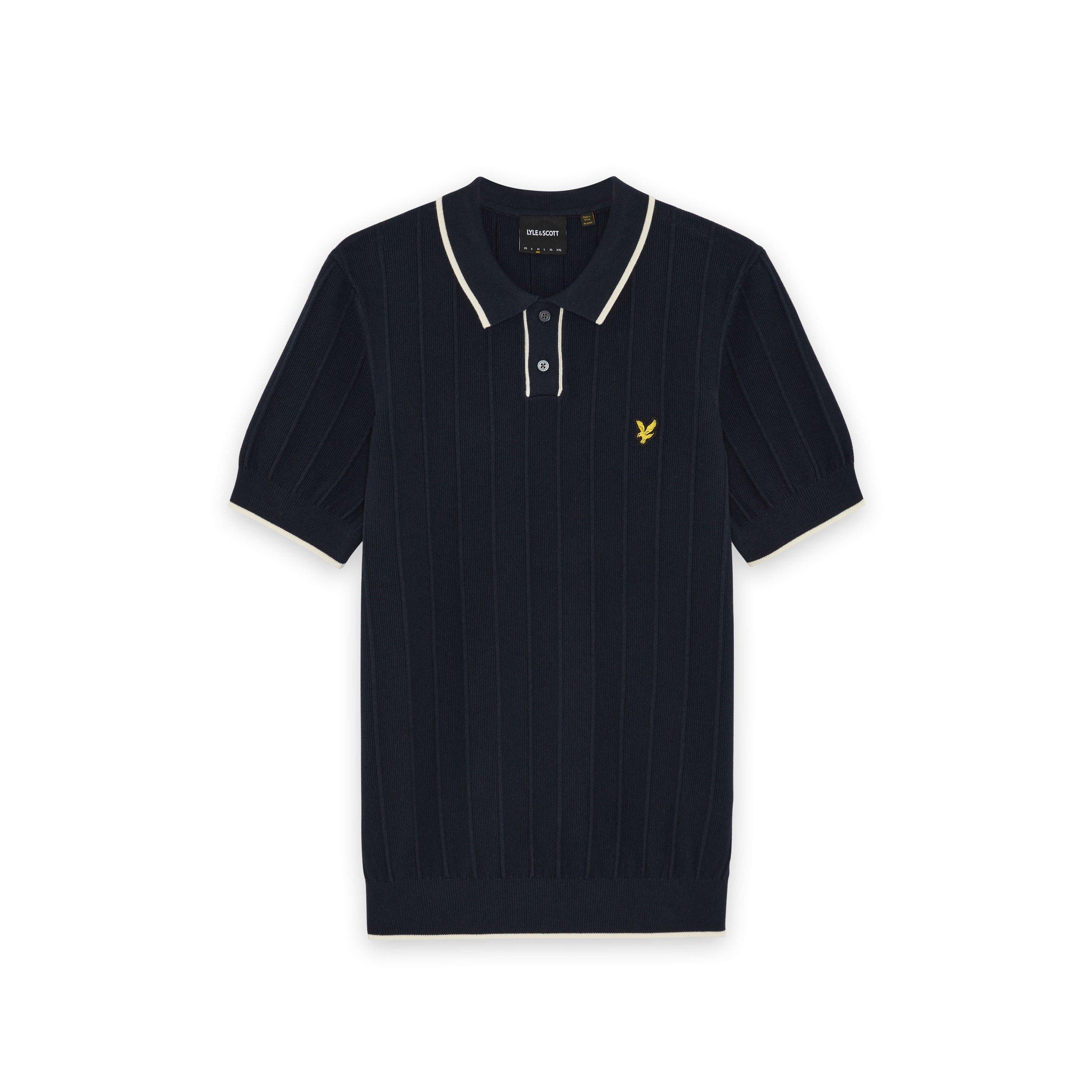 Dark Navy Z271 - Lyle and Scott - Men's Short Sleeve Polo Shirt - 2