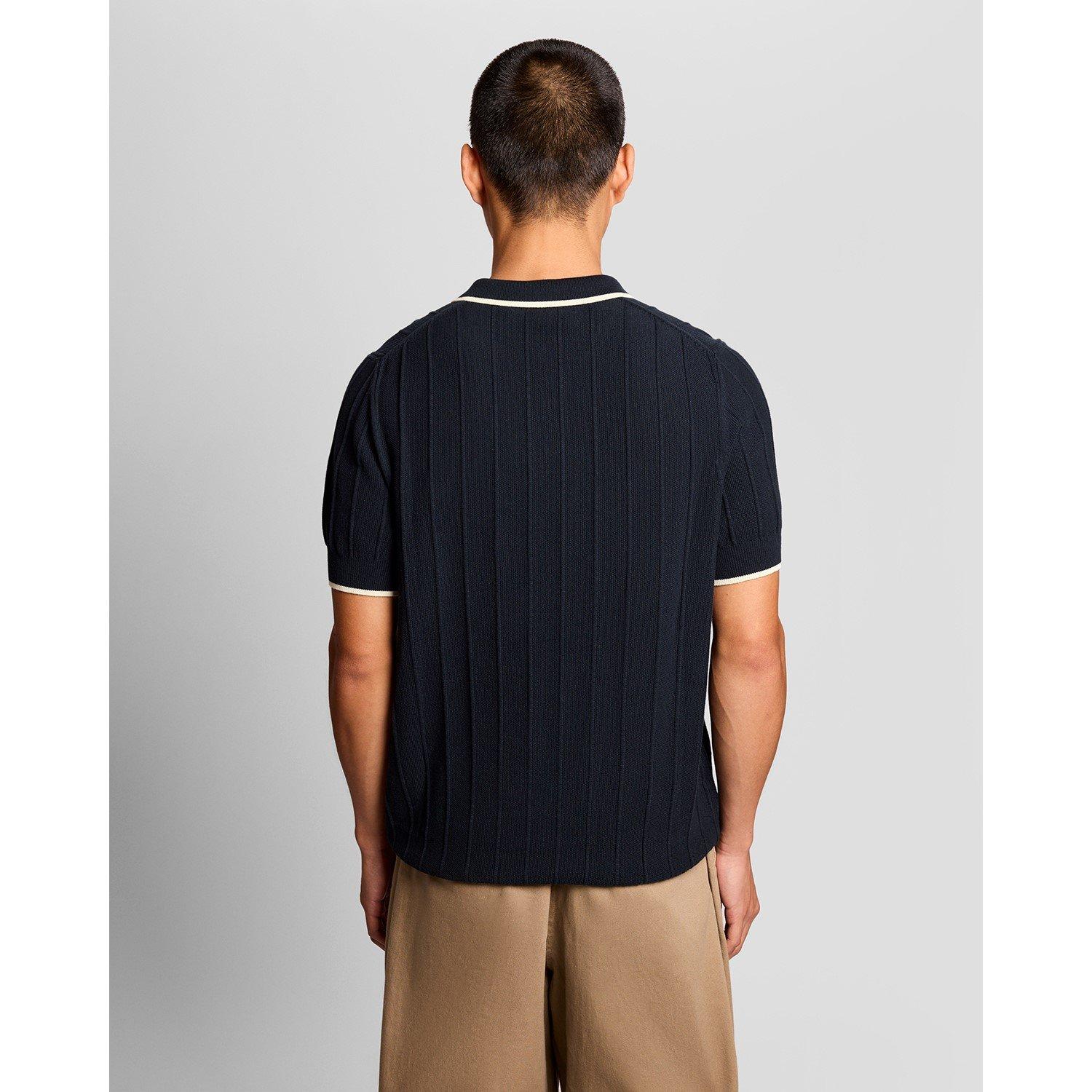 Dark Navy Z271 - Lyle and Scott - Men's Short Sleeve Polo Shirt - 3