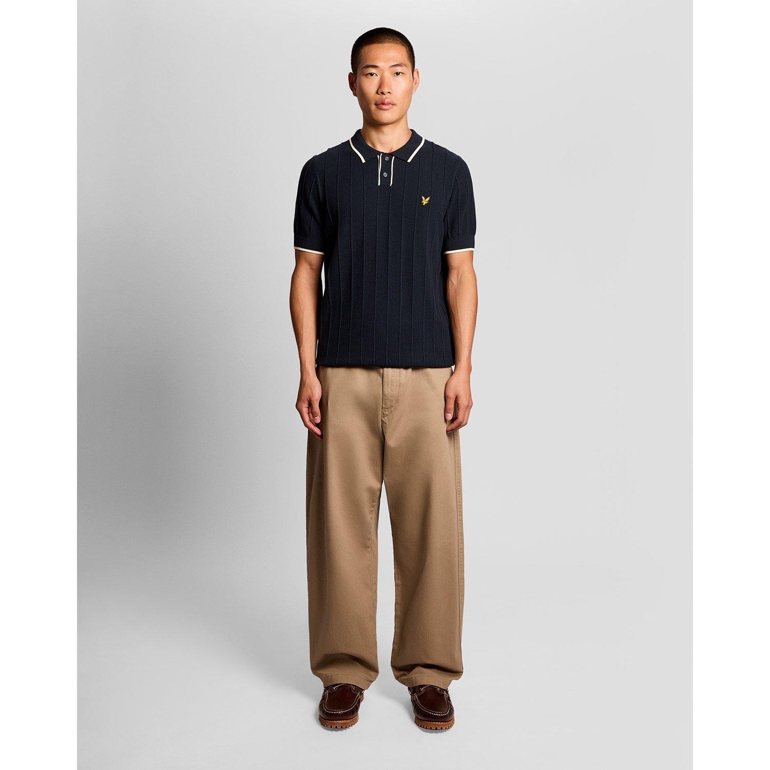 Dark Navy Z271 - Lyle and Scott - Men's Short Sleeve Polo Shirt - 5