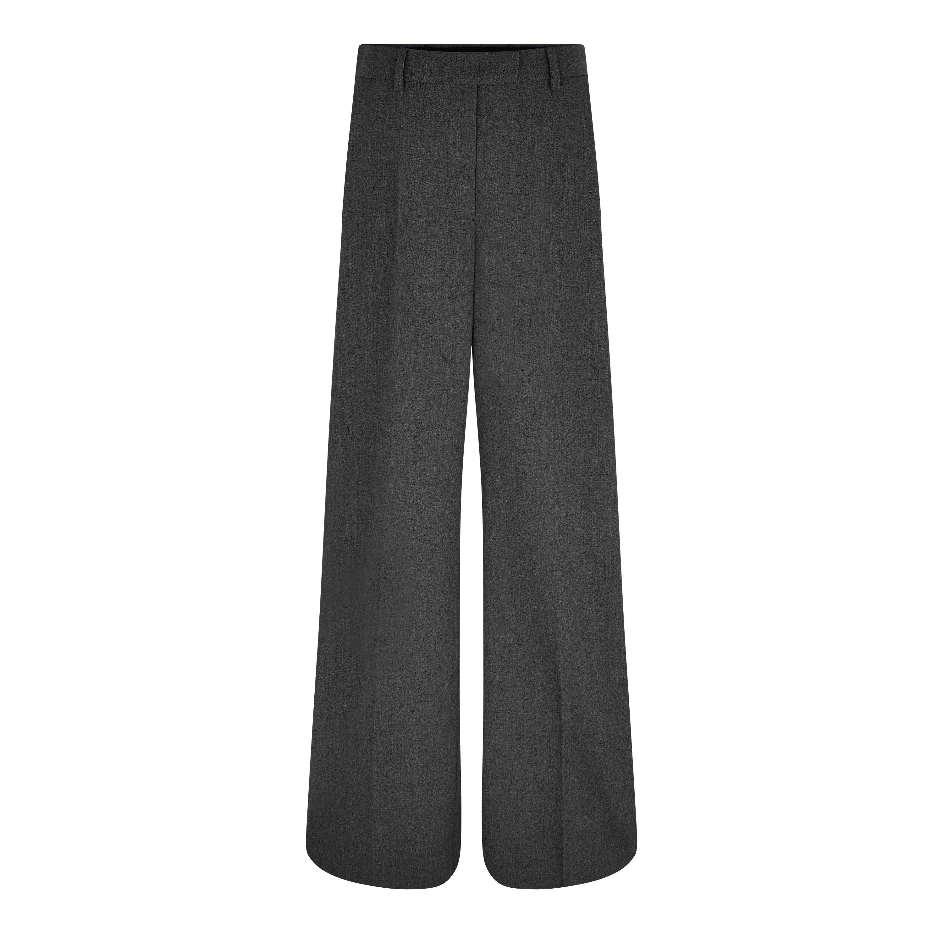 Grigio Med Mel - Valentino - Women's Gaba Straight Leg Trouser - 5