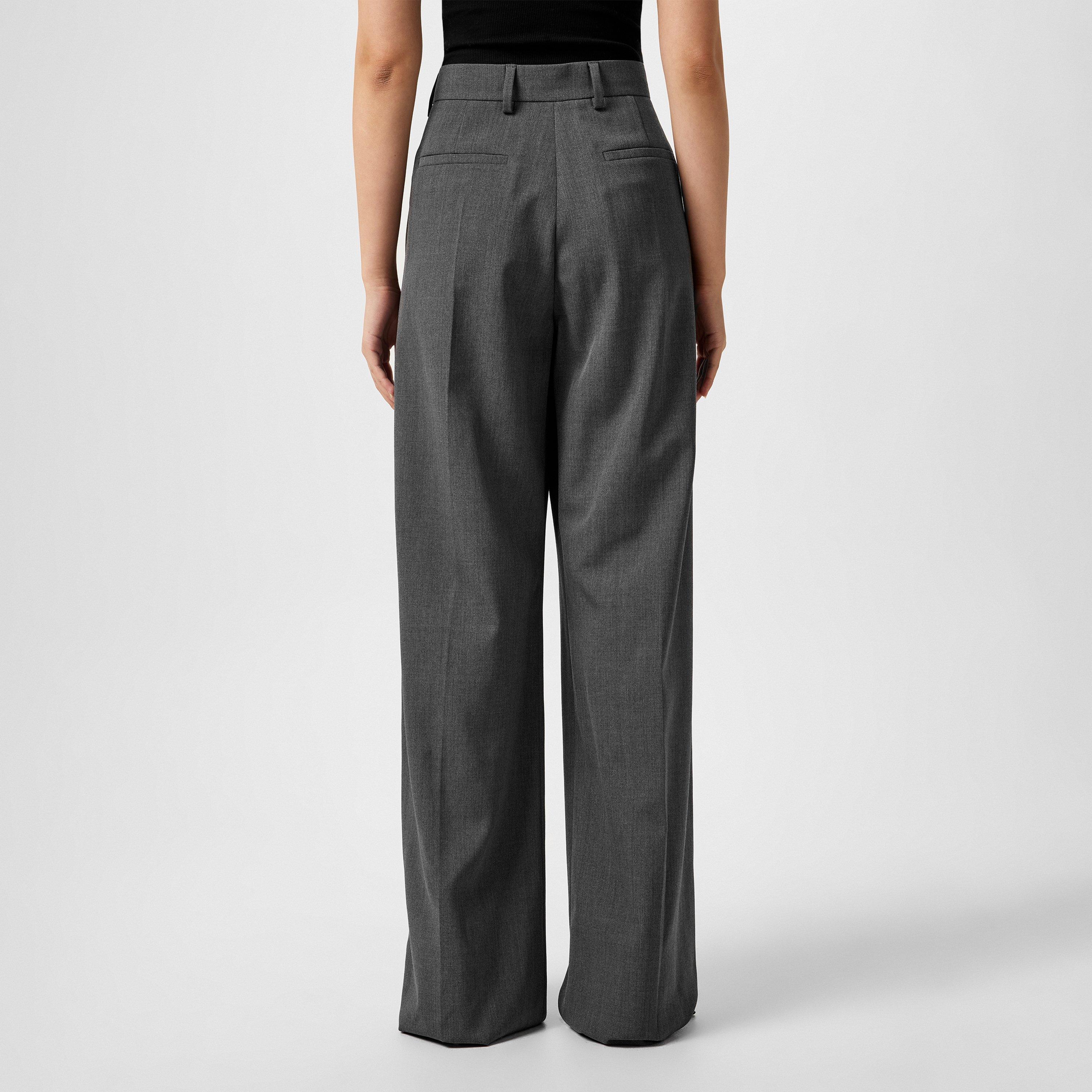Grigio Med Mel - Valentino - Women's Gaba Straight Leg Trouser - 3