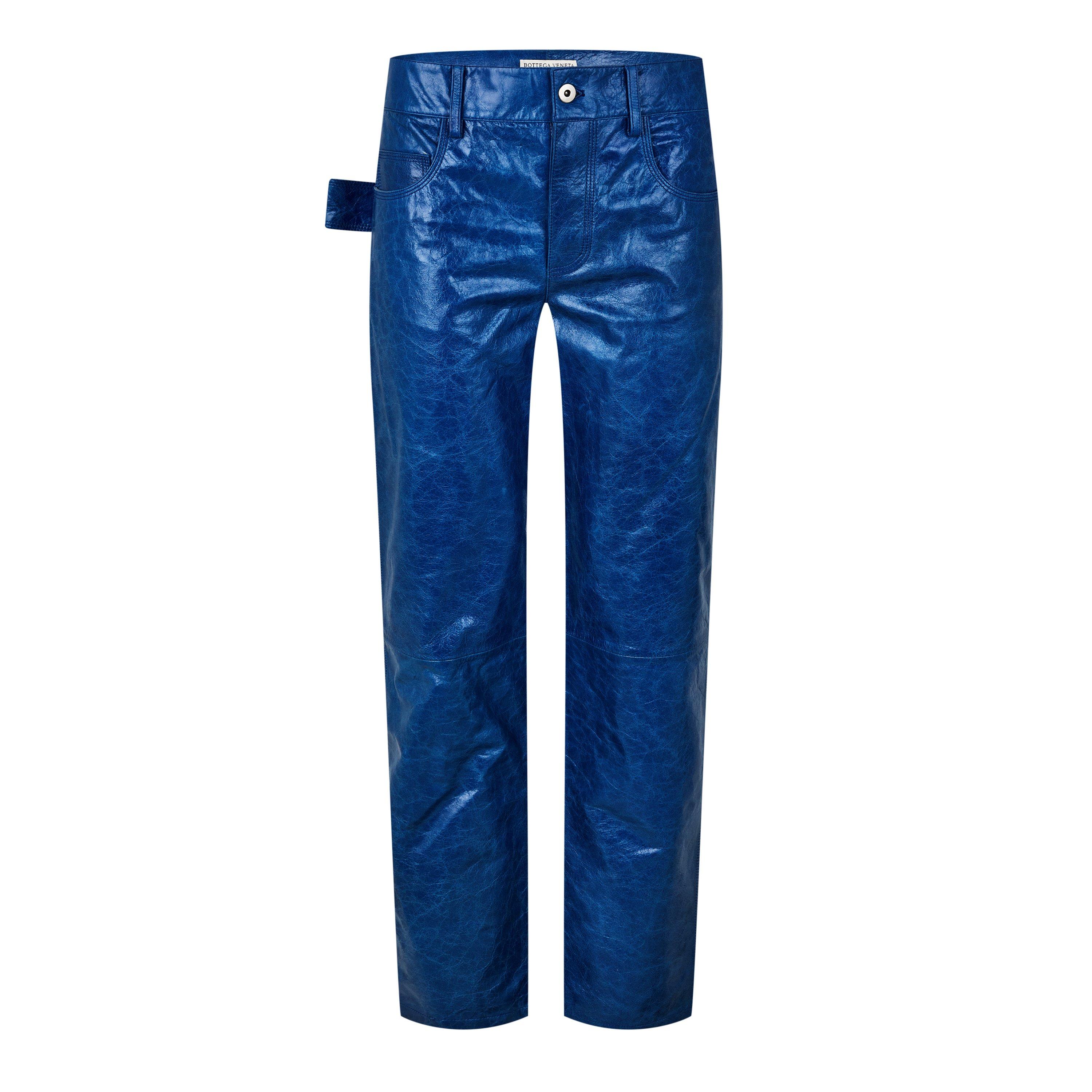 Primary Blue - Bottega Veneta - Women's Straight Trousers - 1