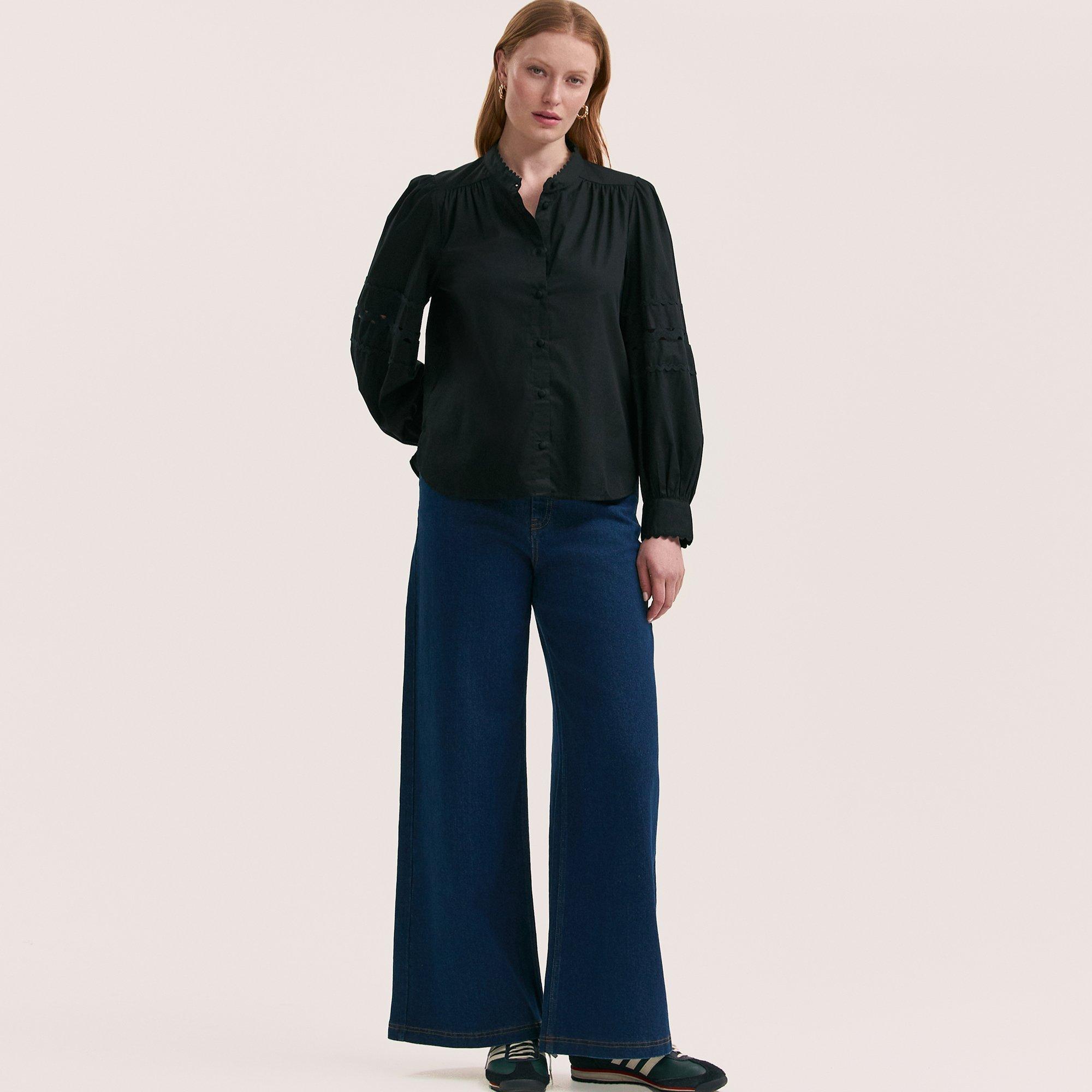 Finery Women's Paulie Long-Sleeve Blouse