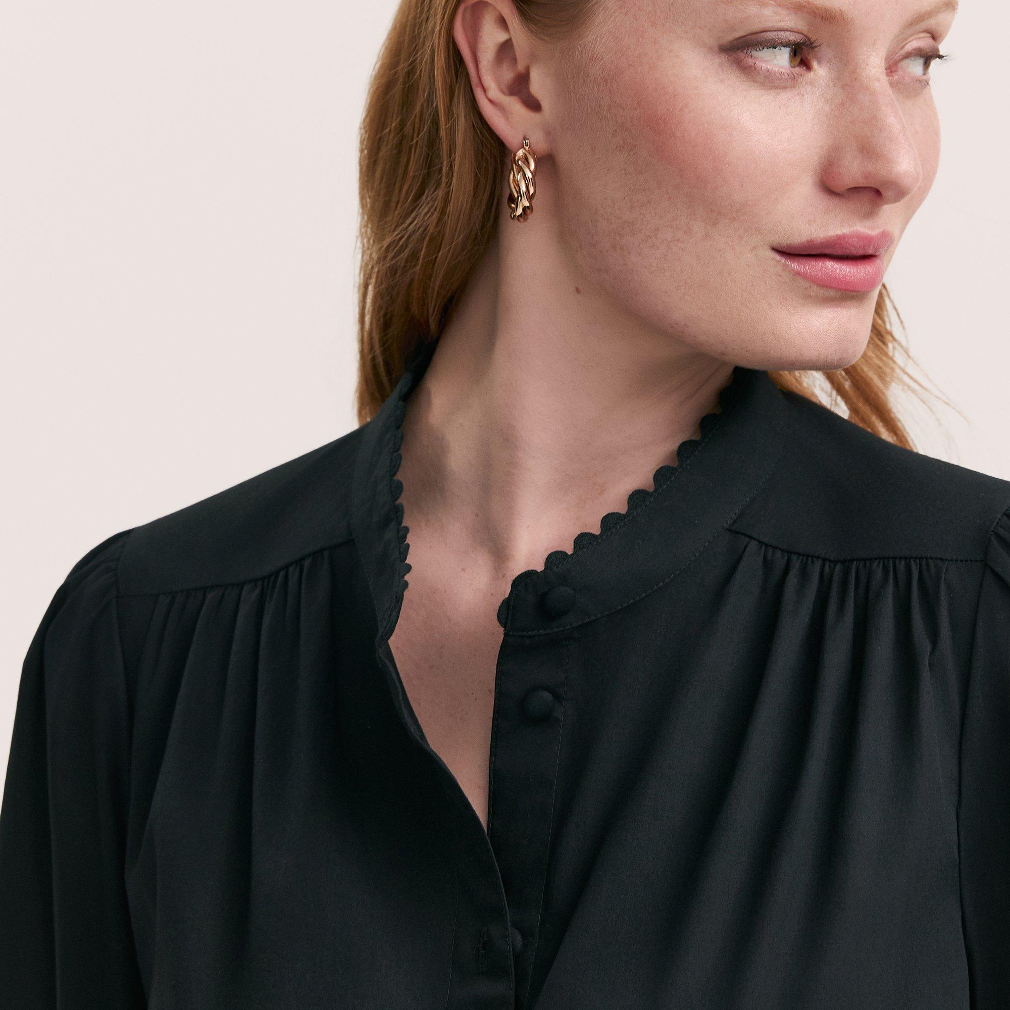 Black - Finery - Women's Paulie Long-Sleeve Blouse - 3