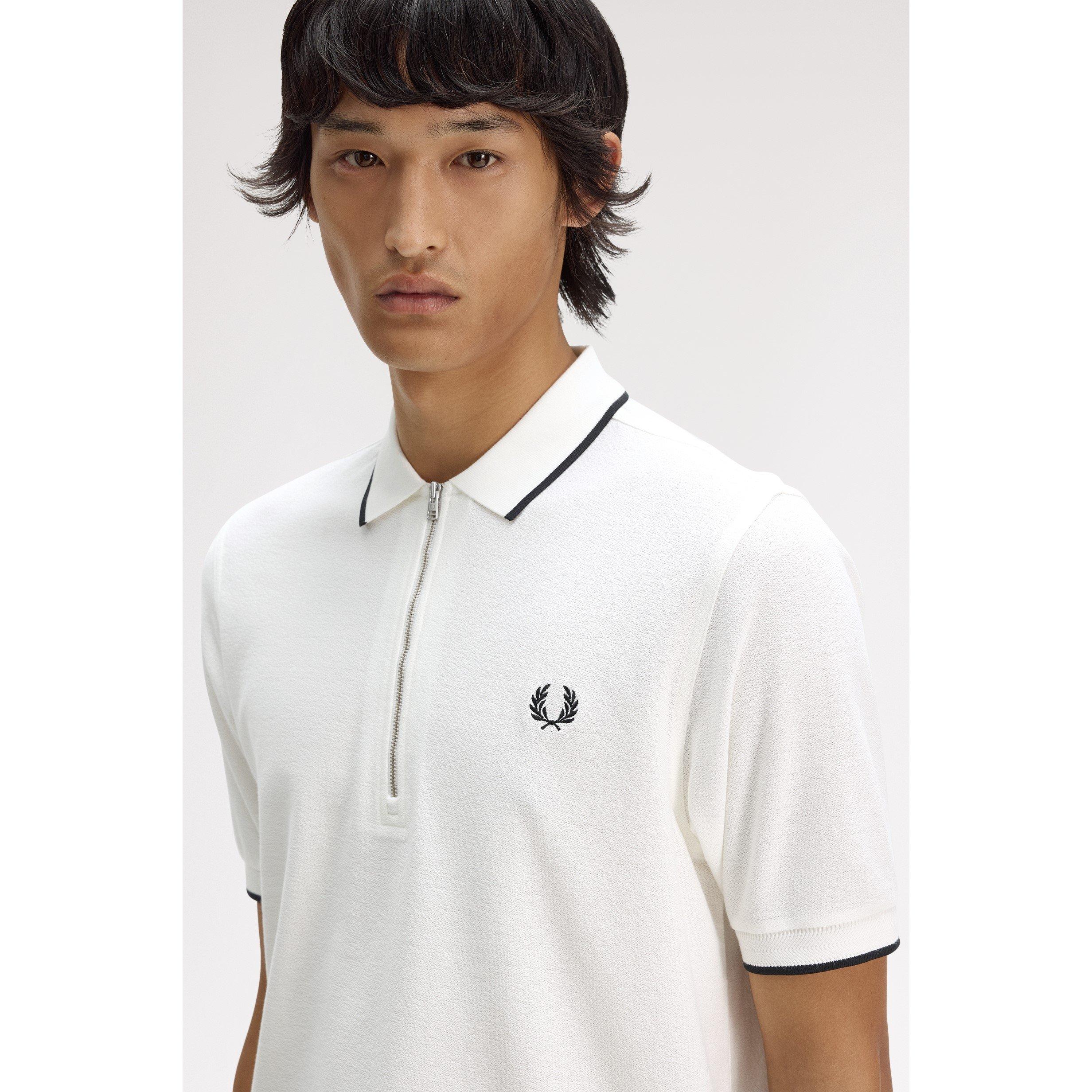 White 129 - Fred Perry - Men's Short Sleeve Polo Shirt - 5
