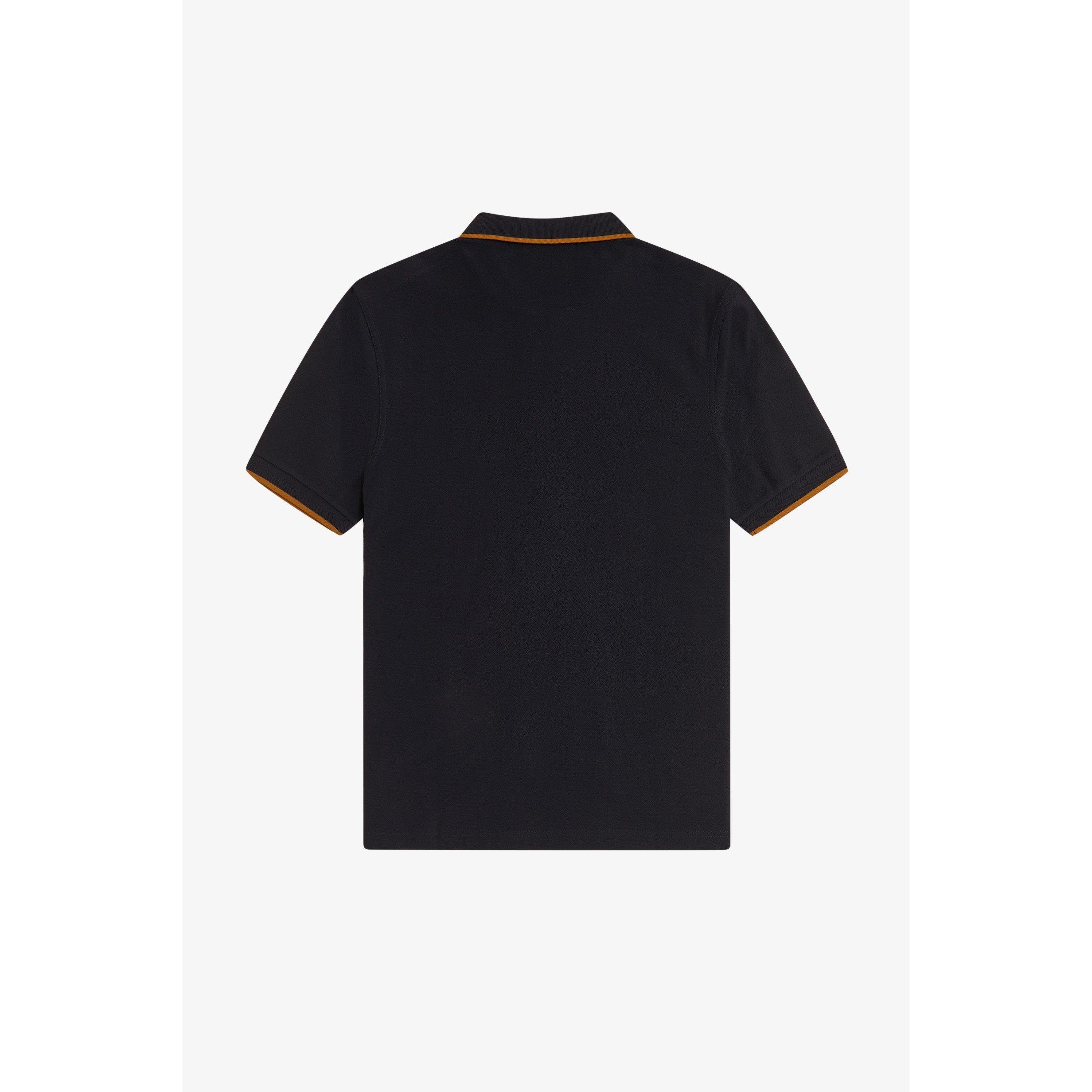 Black 102 - Fred Perry - Men's Short Sleeve Polo Shirt - 2