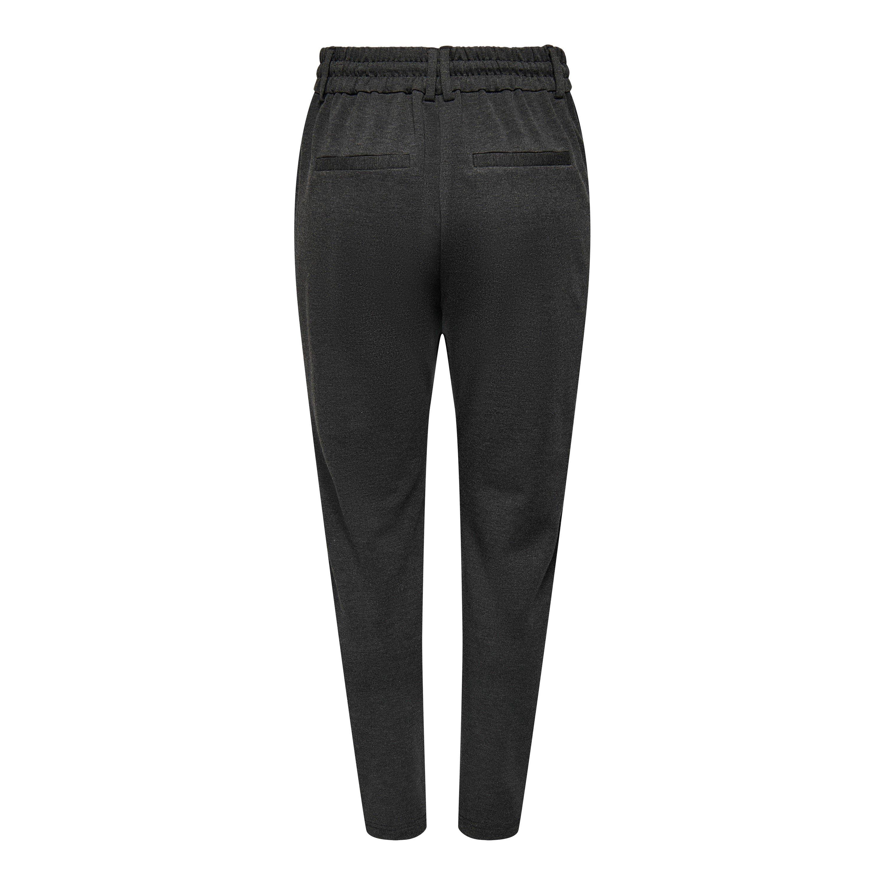 DGry Melange - Only - Women's Straight Leg Trousers - 4