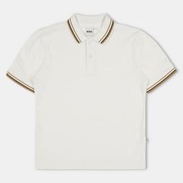 Boss Kids Colour Block Short-Sleeve Polo
