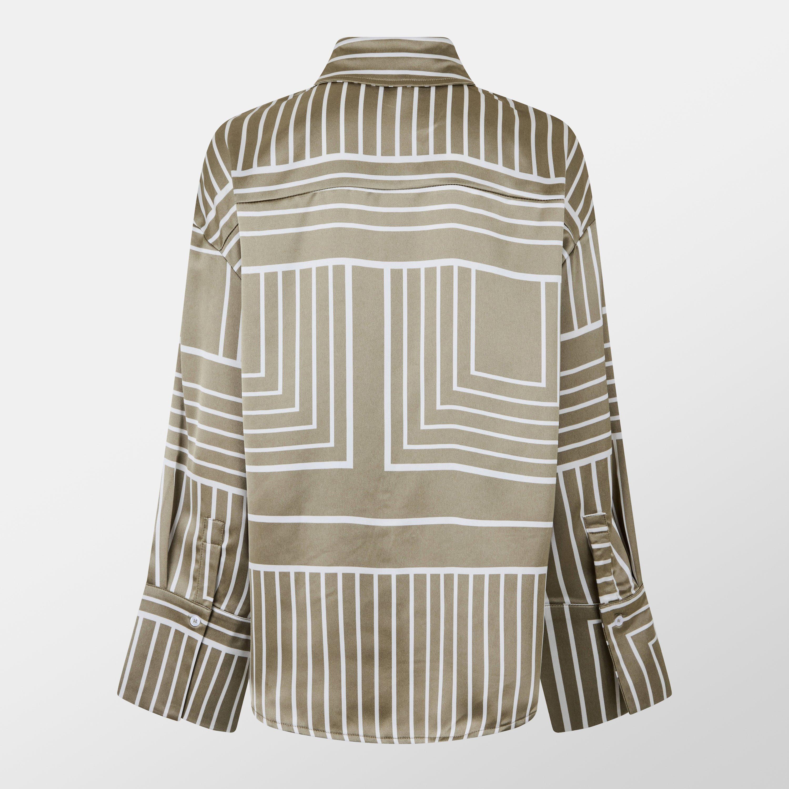 Sage Print - 4th and Reckless - Amira Shirt - 2