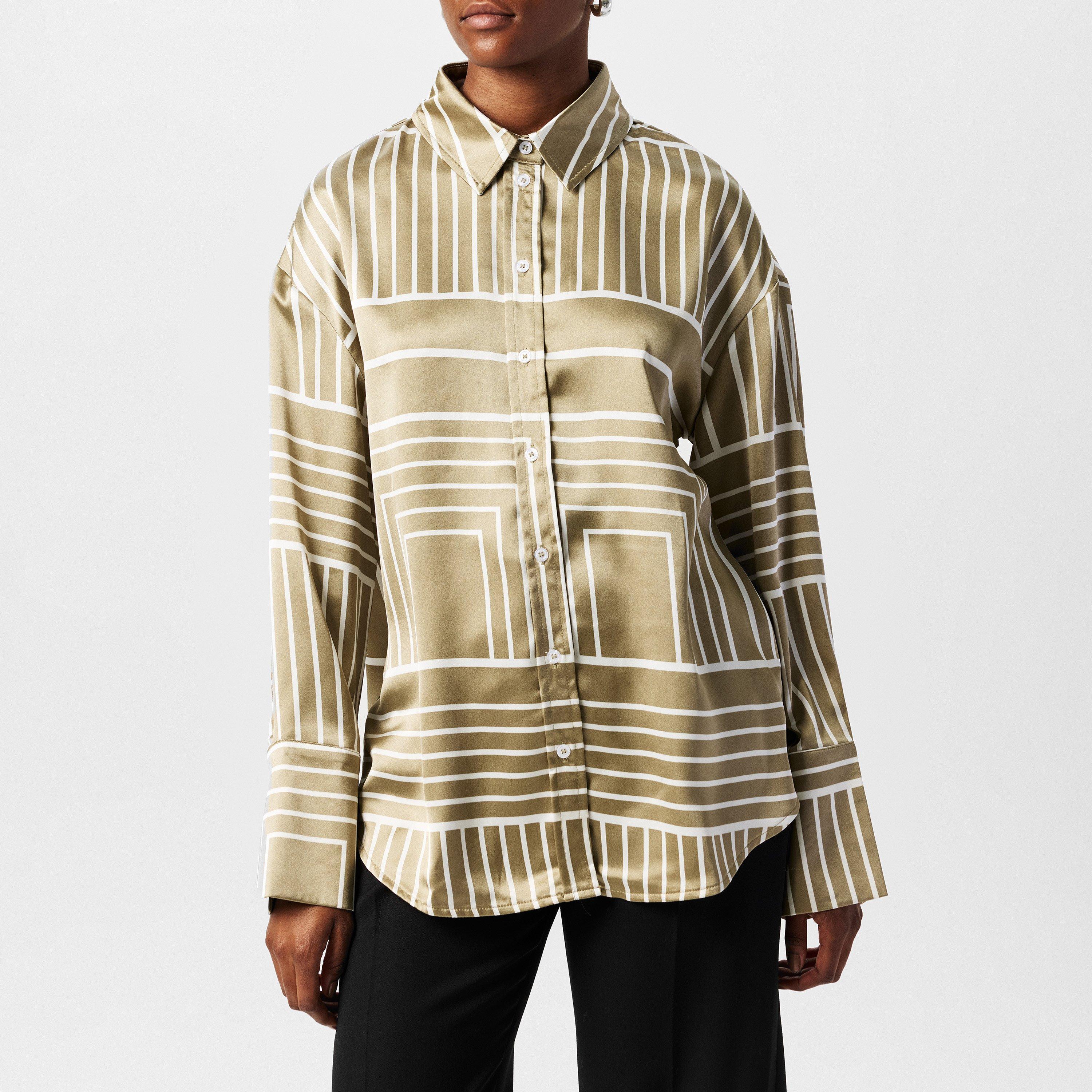 Sage Print - 4th and Reckless - Amira Shirt - 3