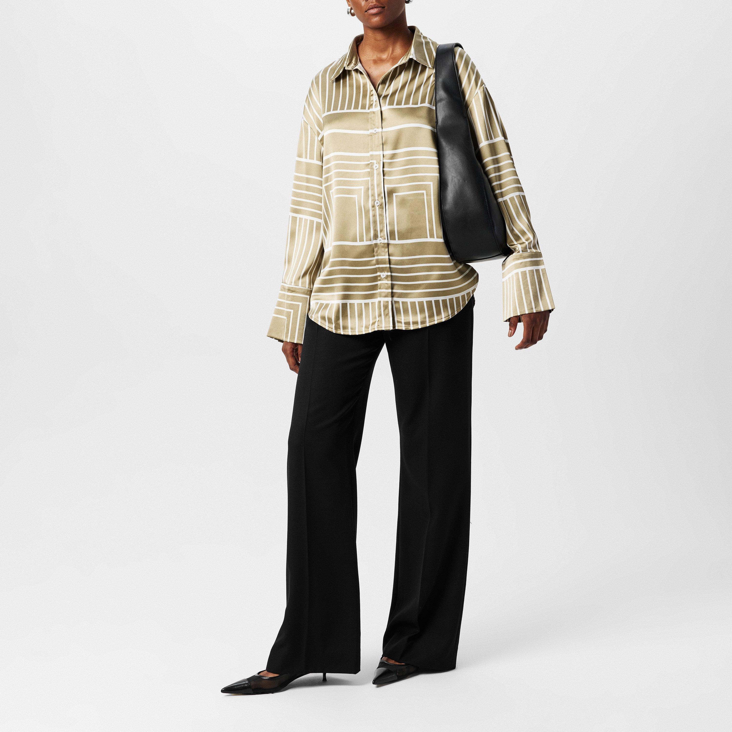 Sage Print - 4th and Reckless - Amira Shirt - 6