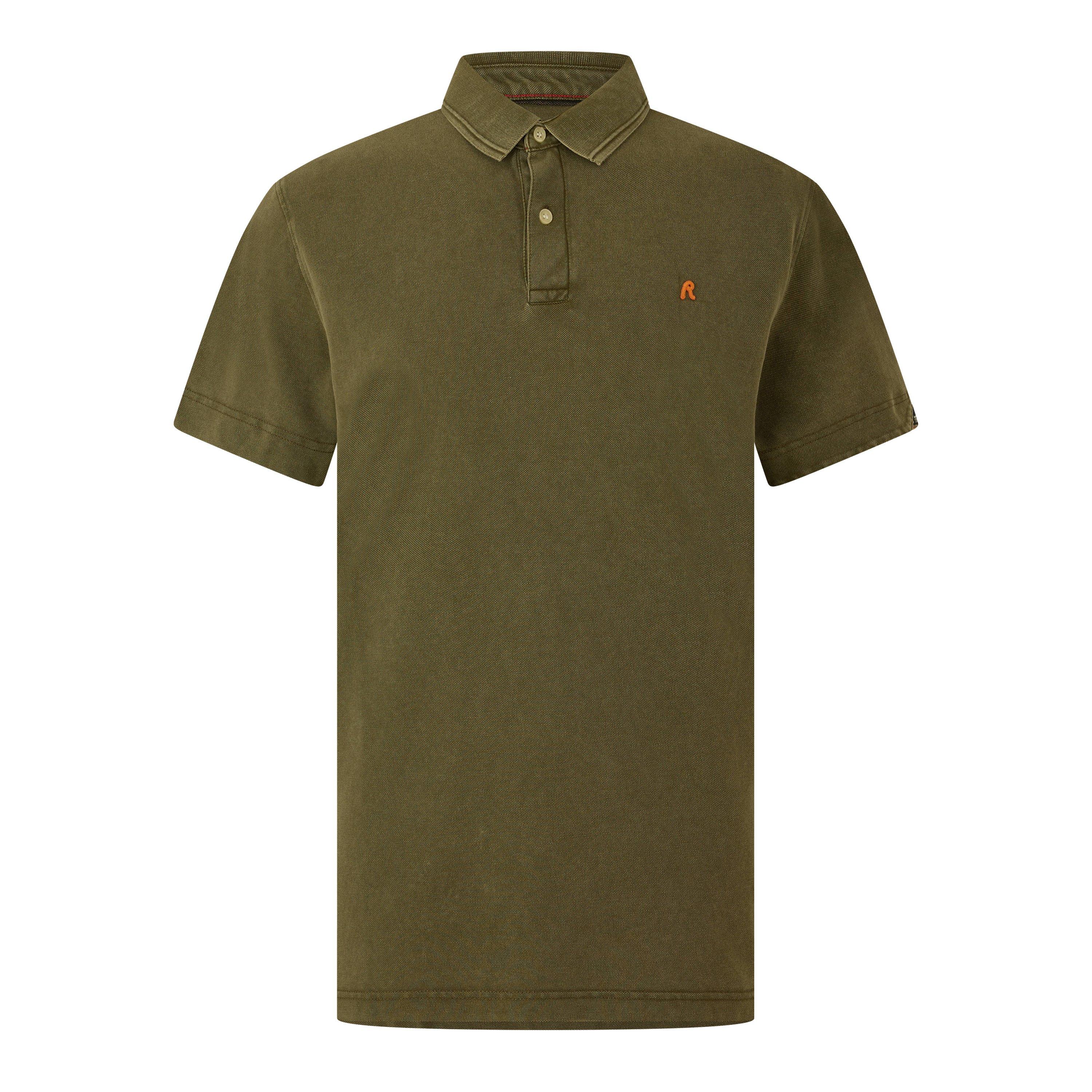 Green - Replay - Men's Short Sleeve Polo Shirt - 1